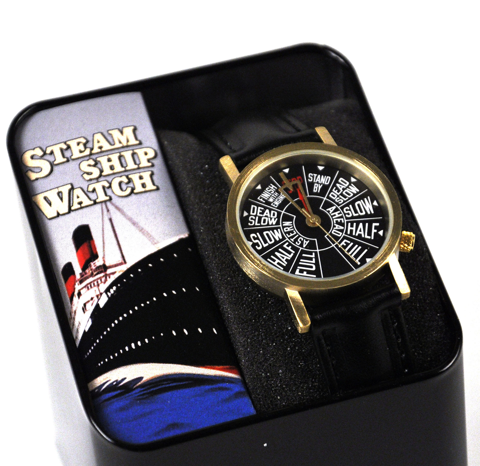 Steamship Watch - Retro Engine Room Telegraph Wristwatch | Pink Cat Shop