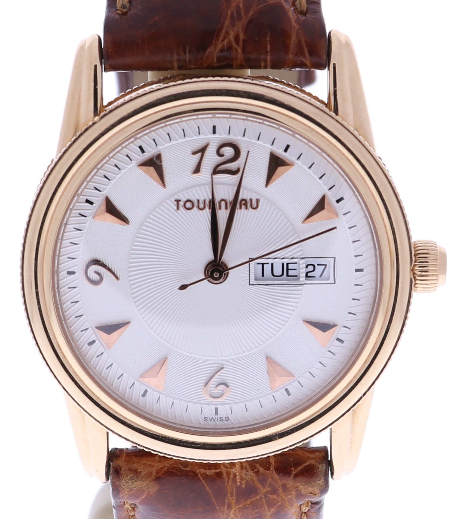 18K Tourneau Men's 38 millimeters beige Dial wrist watch, SKU ...