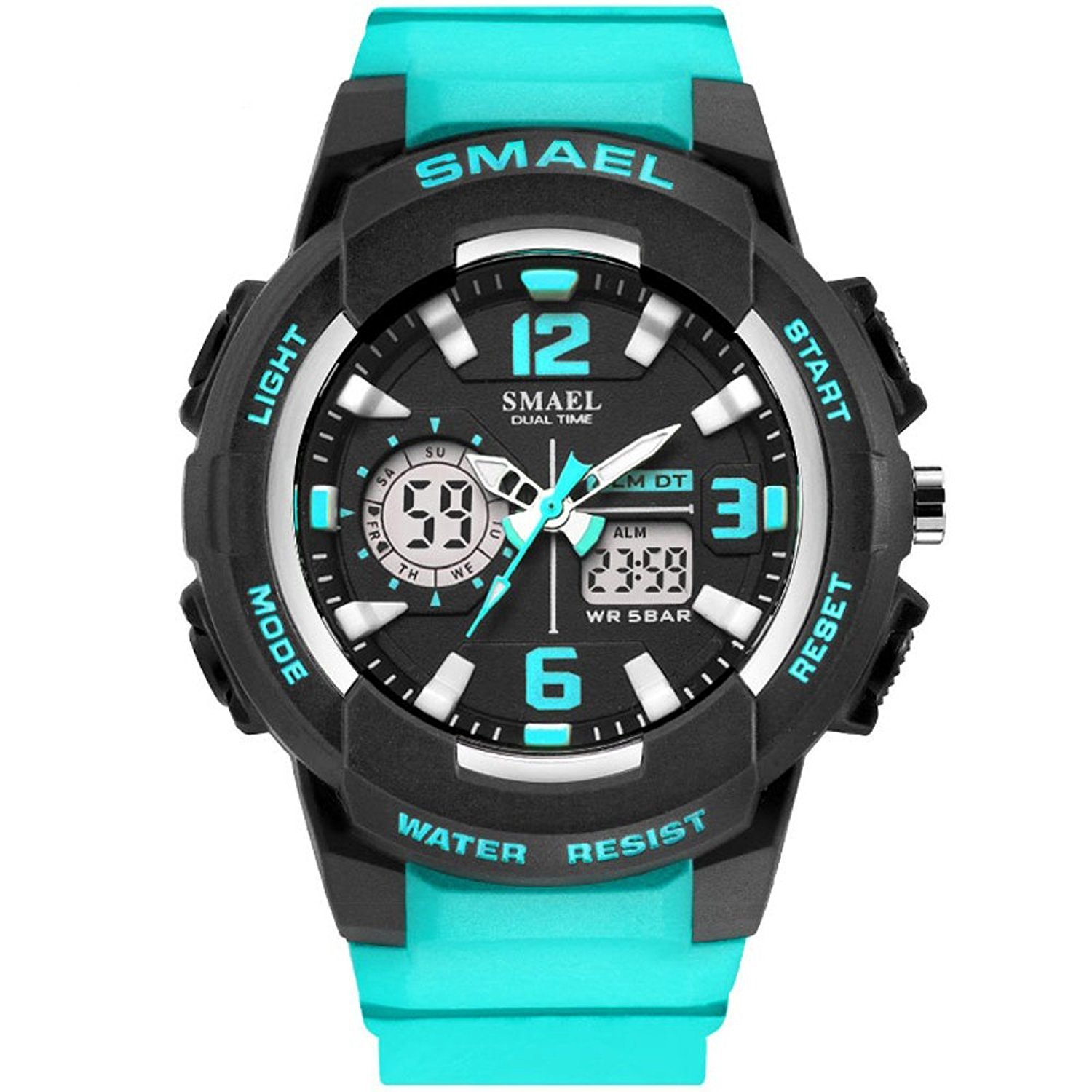 Z1235 SMAEL Women's Sport Wrist Watch Quartz Dual Movement with ...