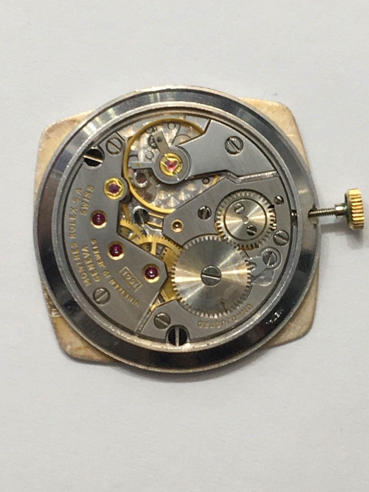 Vintage Rolex 18K Solid Yellow Gold Men's Wrist Watch 30mm Classic Cel