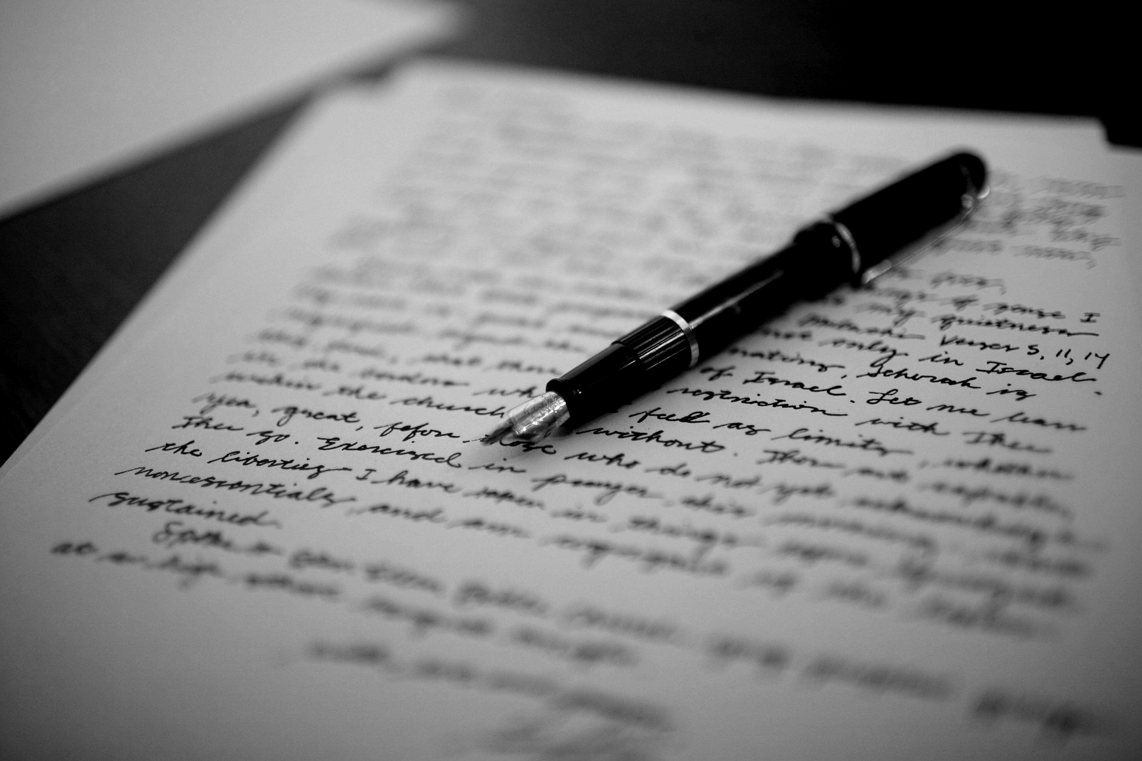 Writing a letter photo