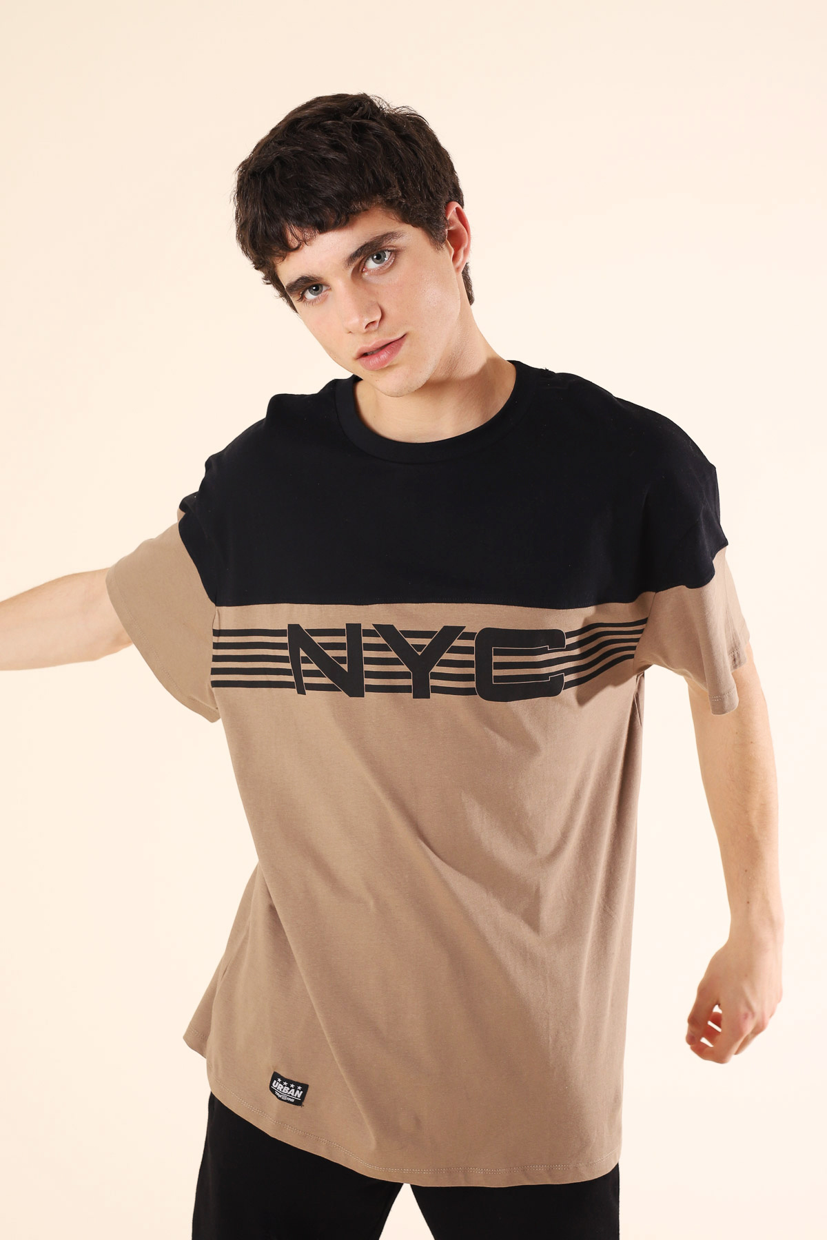 Two-colour t-shirt with writing online in MAN T-SHIRTS - Terranova