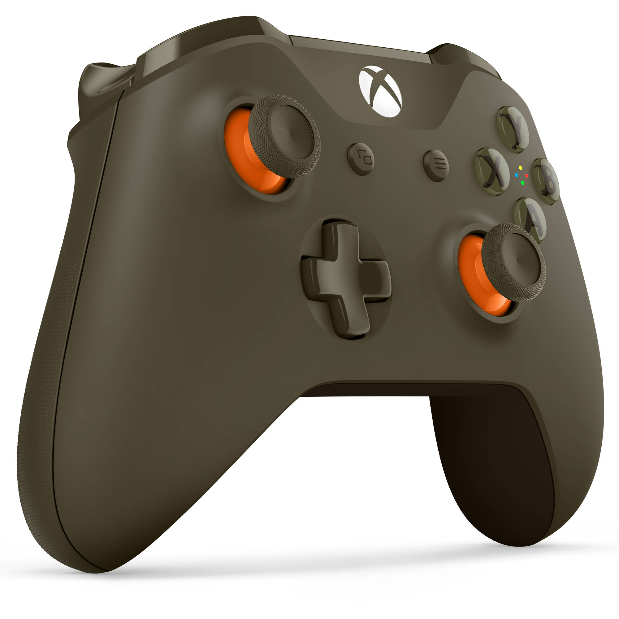 Microsoft Xbox One Bluetooth Wireless Controller, Green/Orange ...