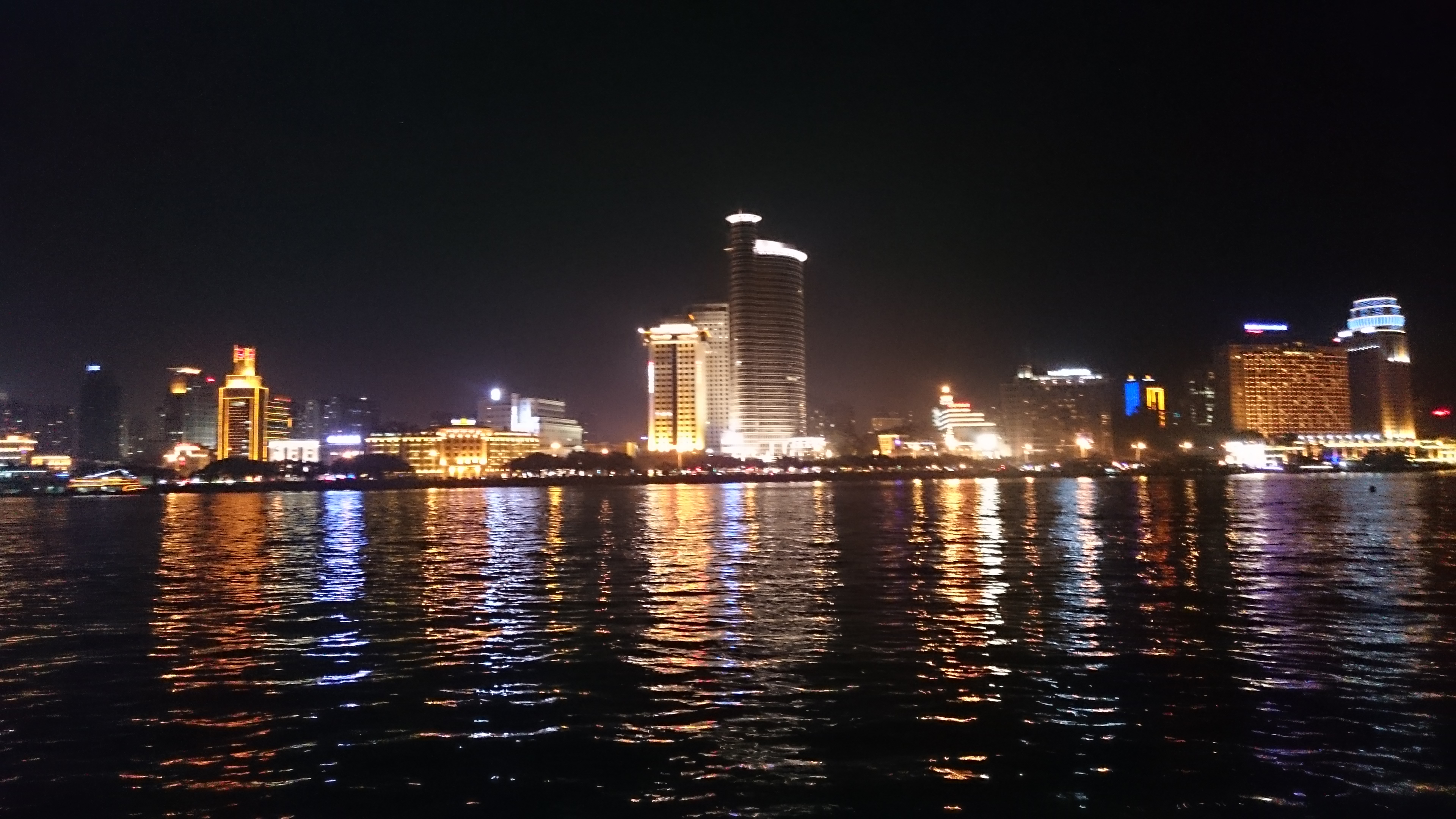Xiamen island at night photo