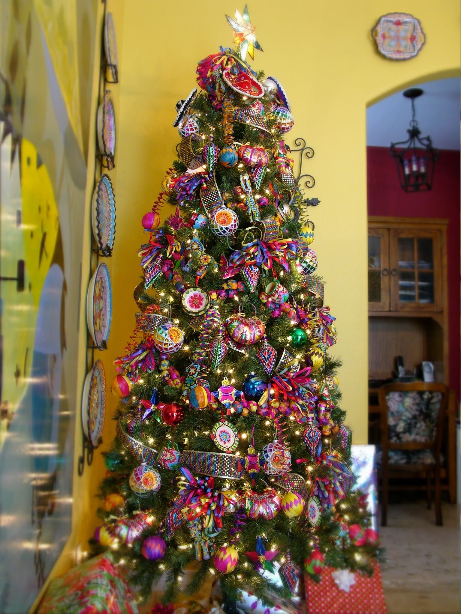 Christmas Season Mexican Ornaments Striking Images Ideas Arbol ...