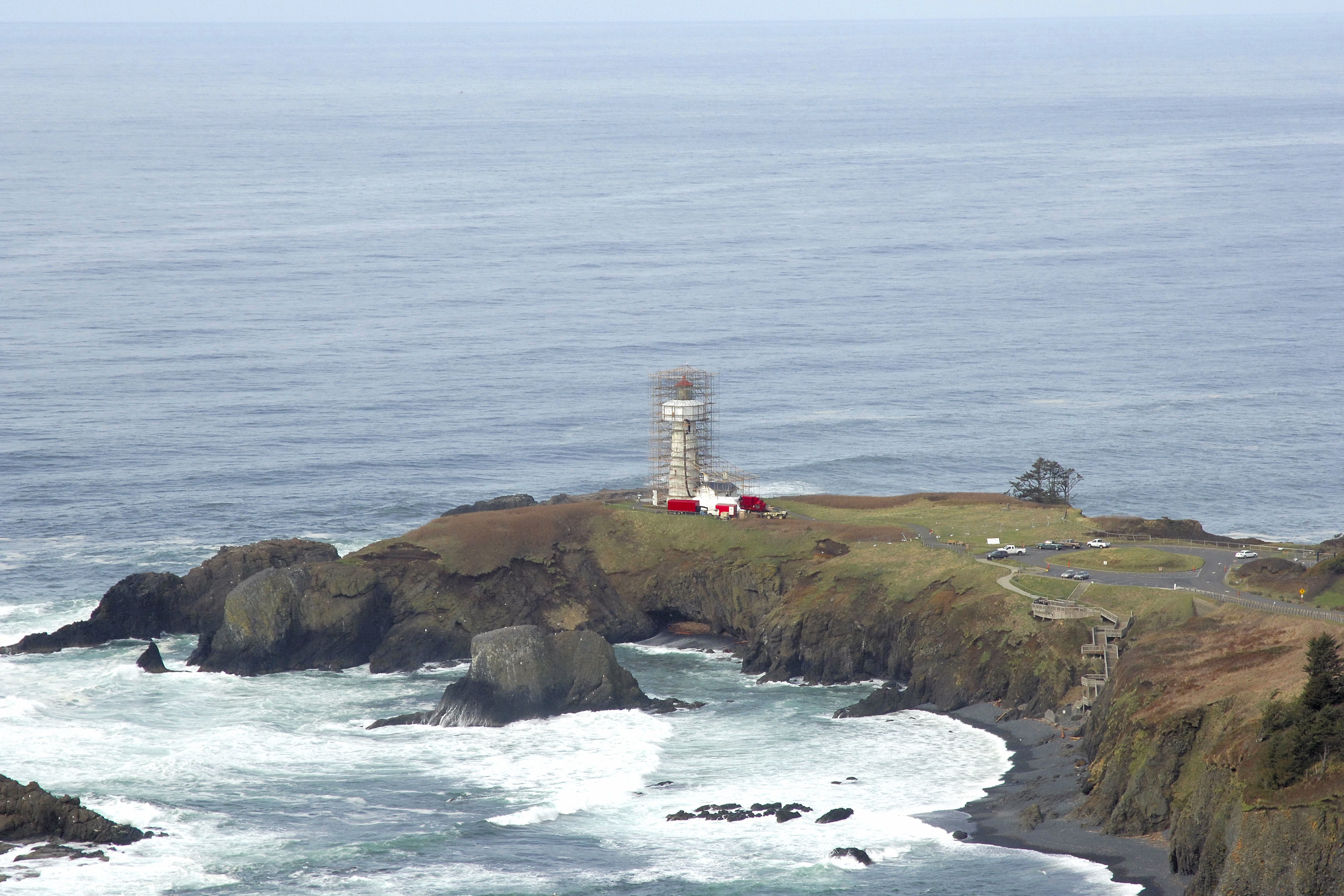 Yaquina Head Lighthouse in Agate Beach, OR, United States ...