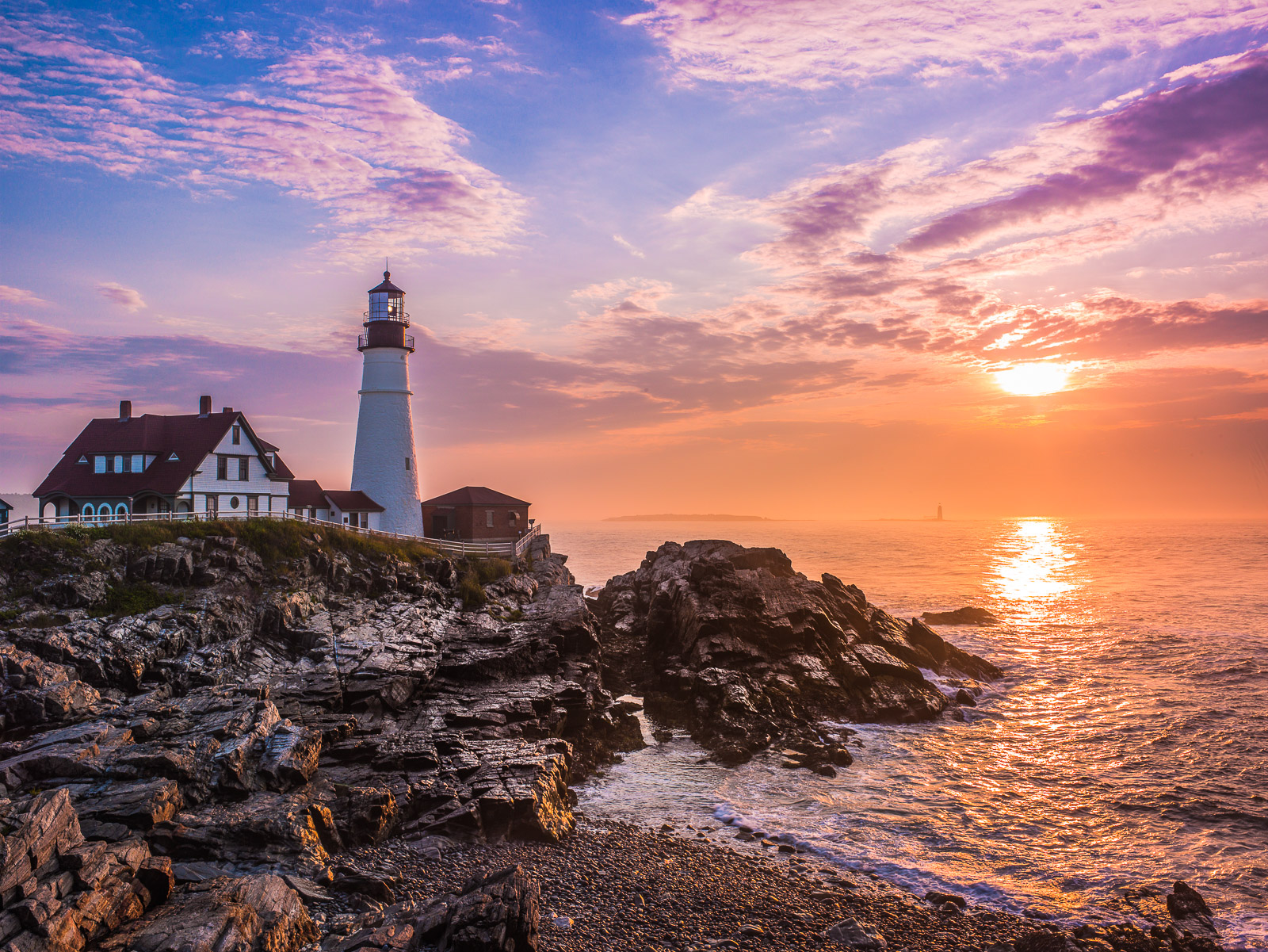 Two Lights : Cape Elizabeth, Maine : Lance B. Carter Photography