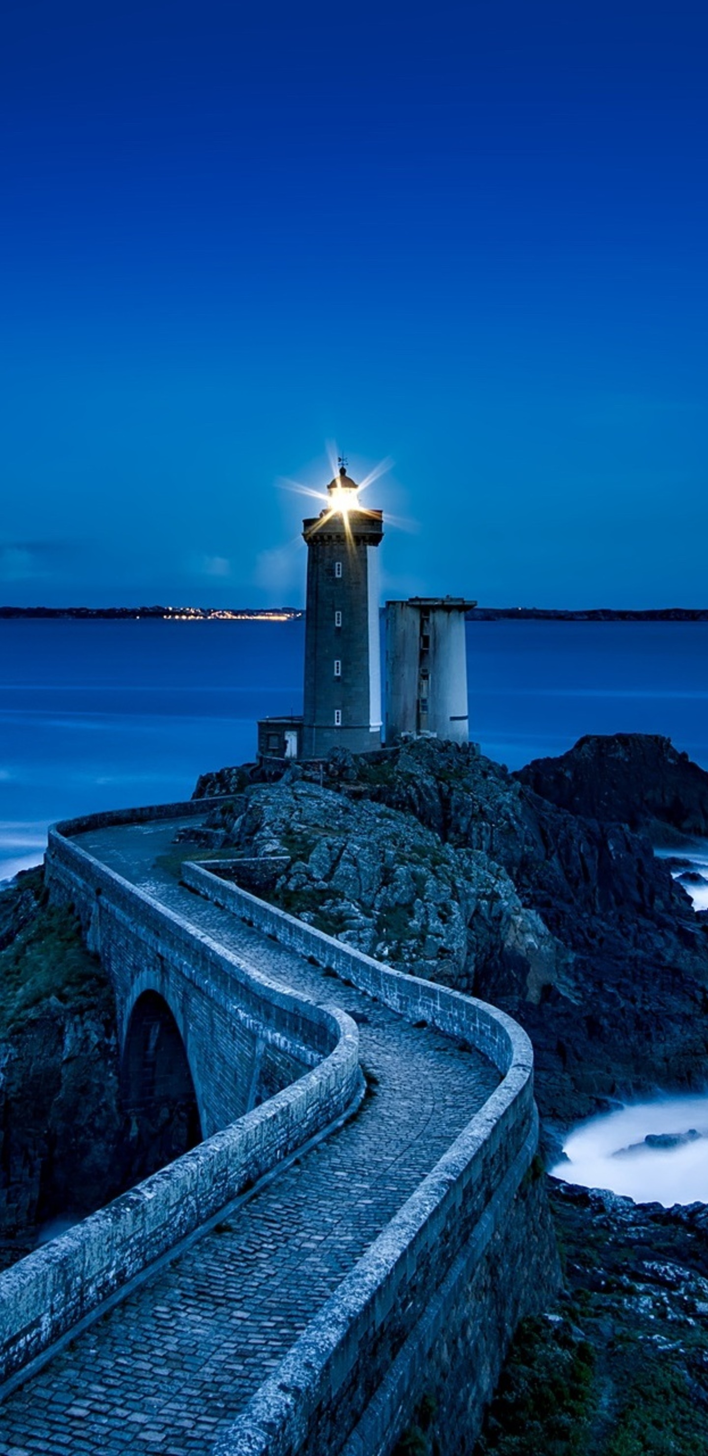 1440x2960 France Lighthouse Landmark Ocean Samsung Galaxy S8,S8+ ...