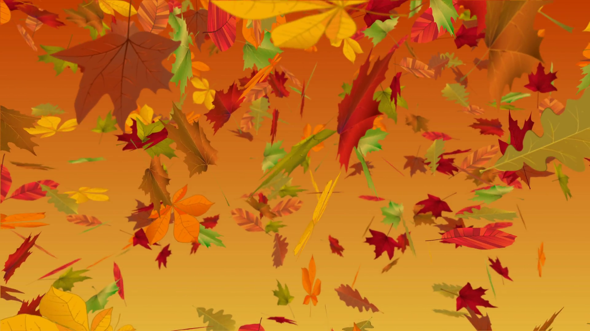 abstract background with falling yellow autumn leaves Motion ...
