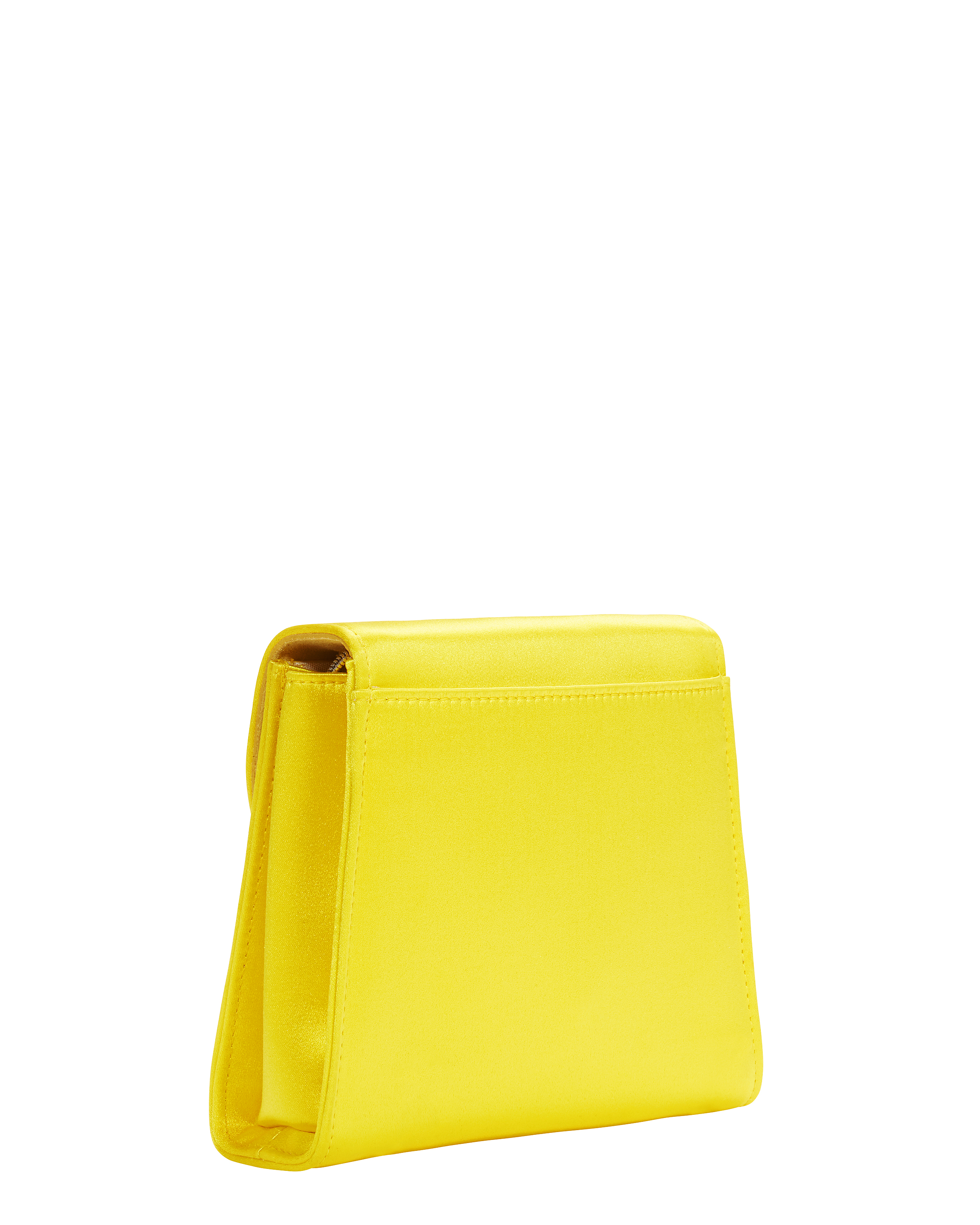 Tiny Box Satin Yellow Bag