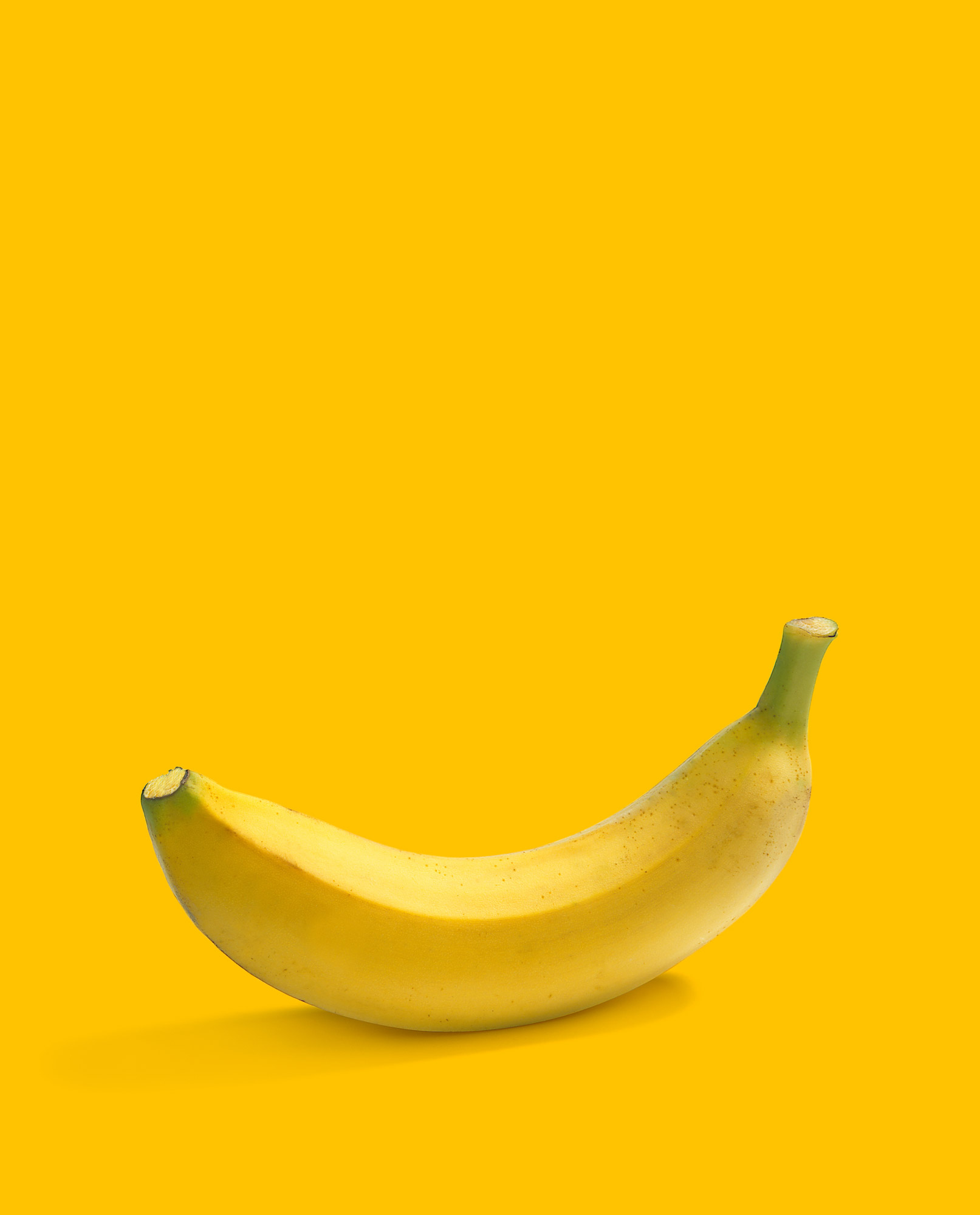 Yellow (banana) on yellow (background) photo