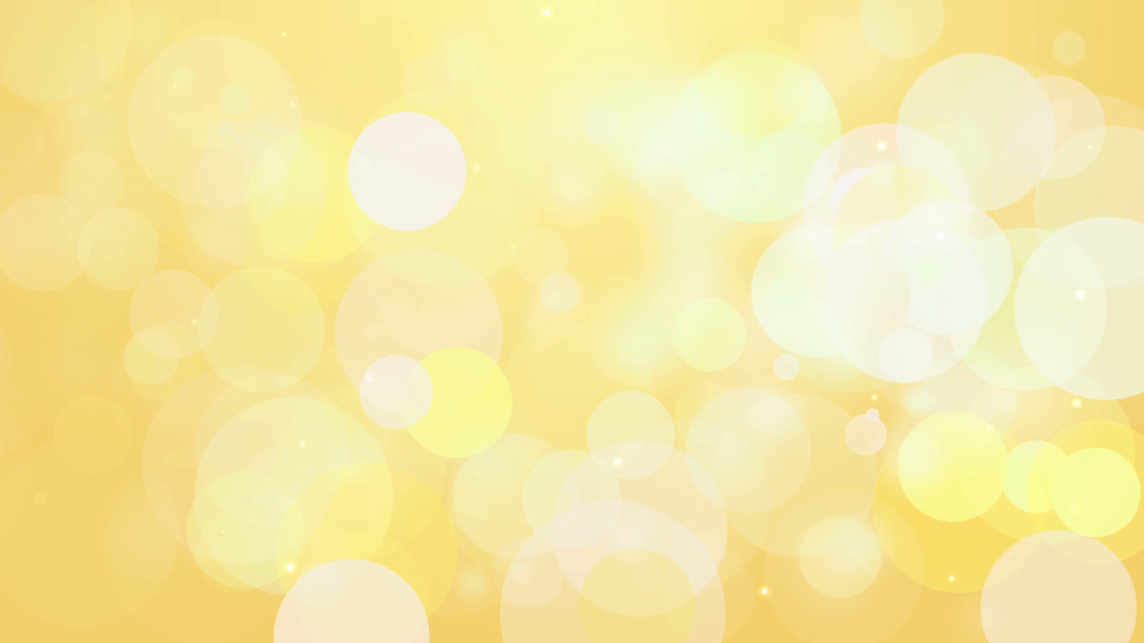 4k Clean Yellow Smooth Bokeh Animation Background Seamless Loop ...