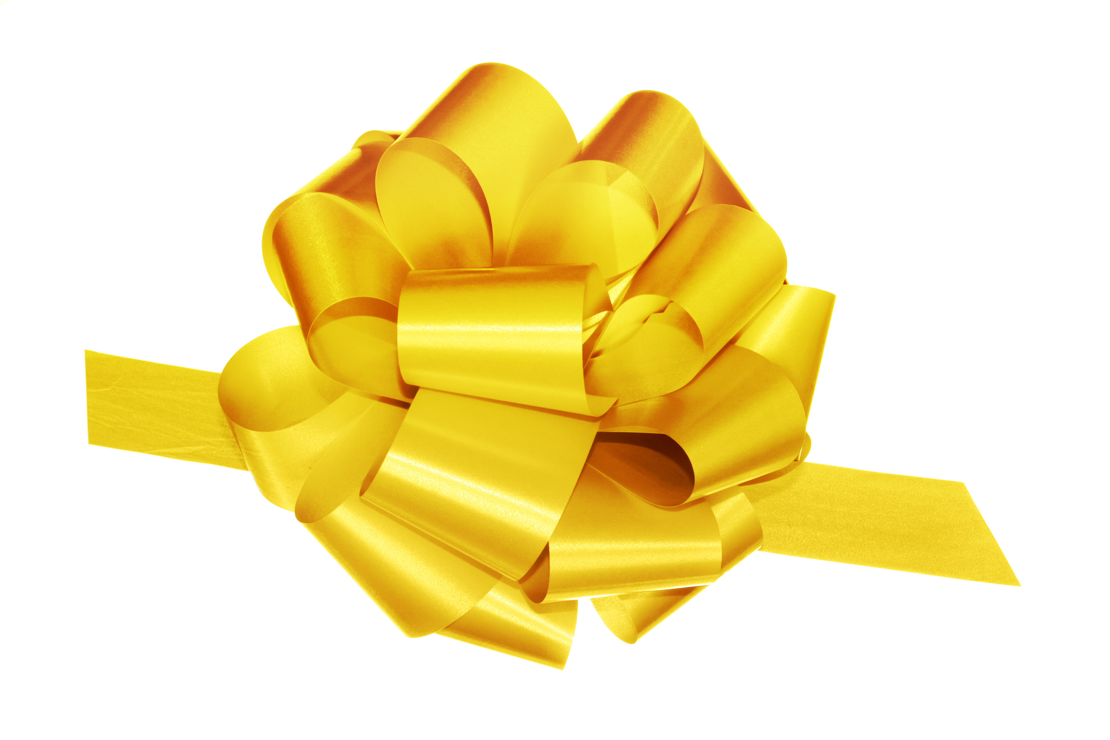 Yellow bow, Anniversary, Present, Knot, Ornament, HQ Photo