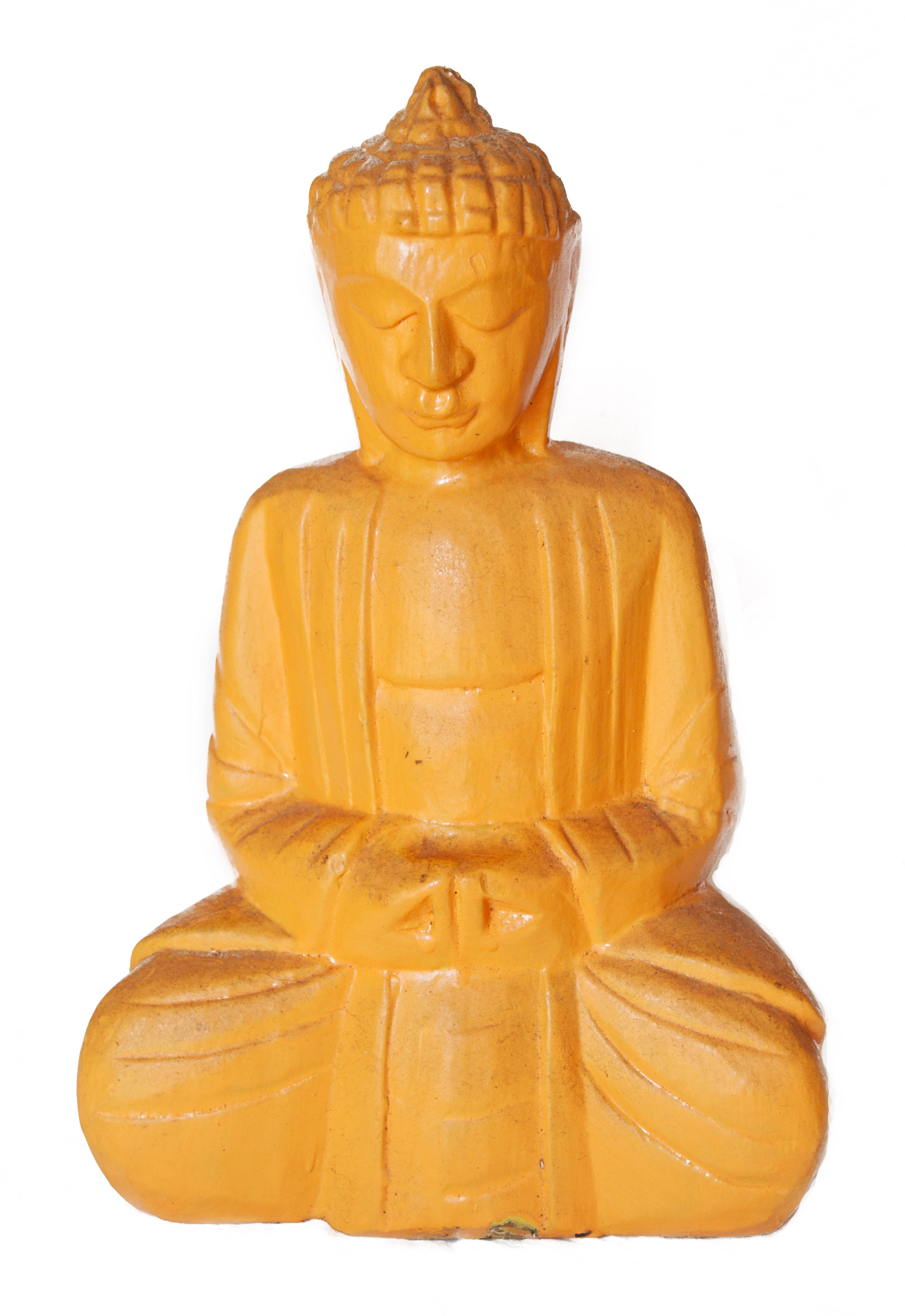 Yellow buddha statue, Asian, Buddha, Buddhism, Decoration, HQ Photo