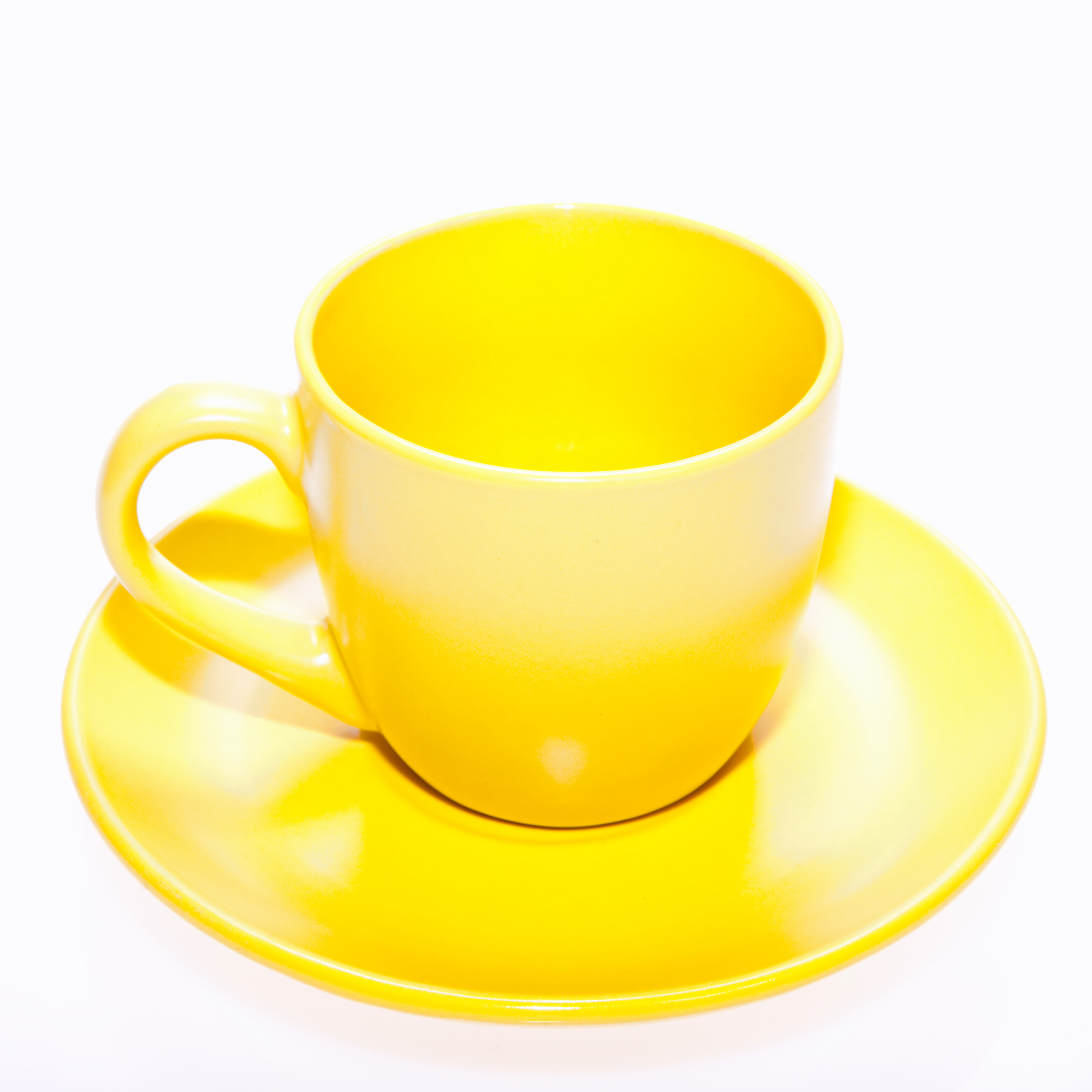 Yellow cup photo