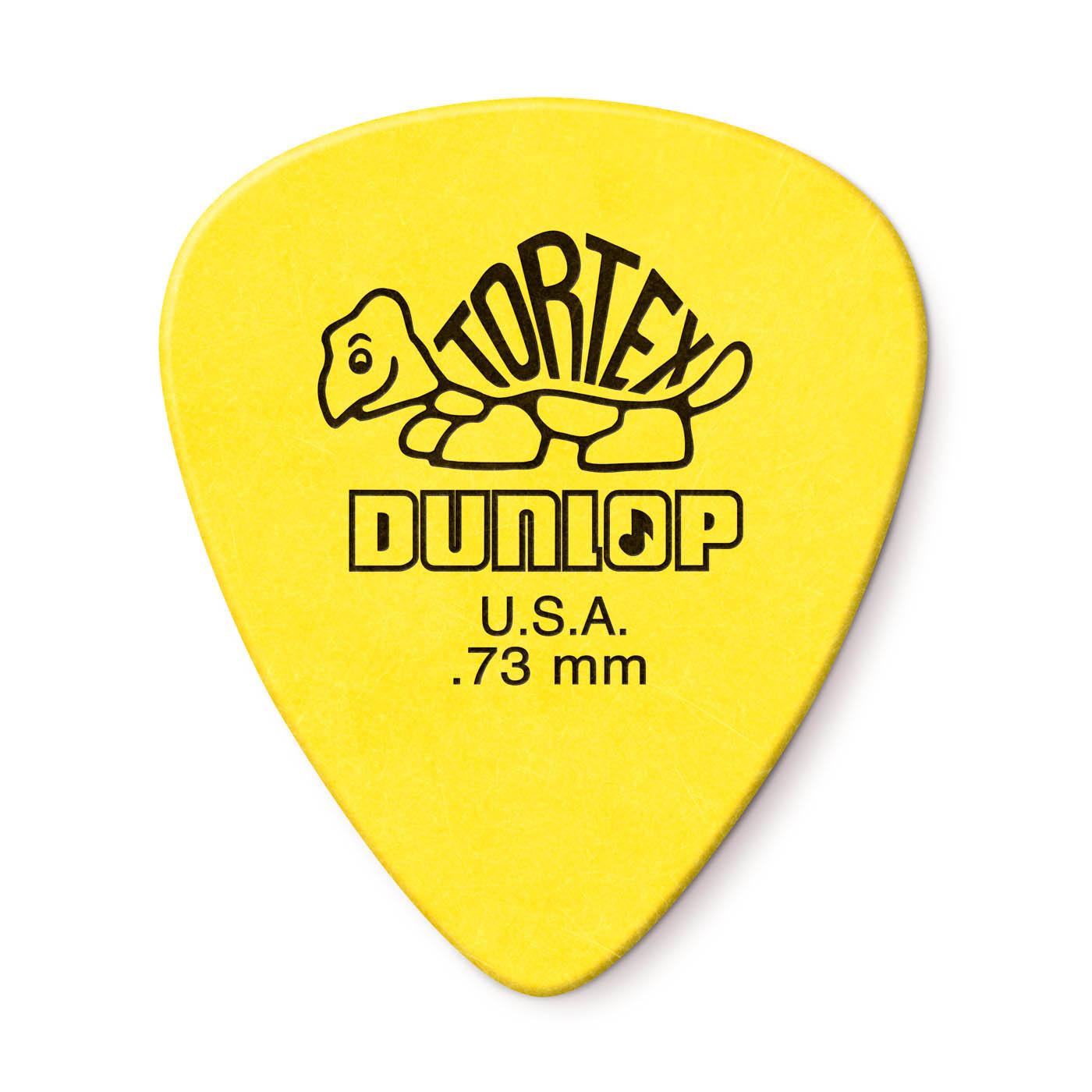 Amazon.com: Dunlop Tortex Standard .73mm Yellow Guitar Pick - 12 ...