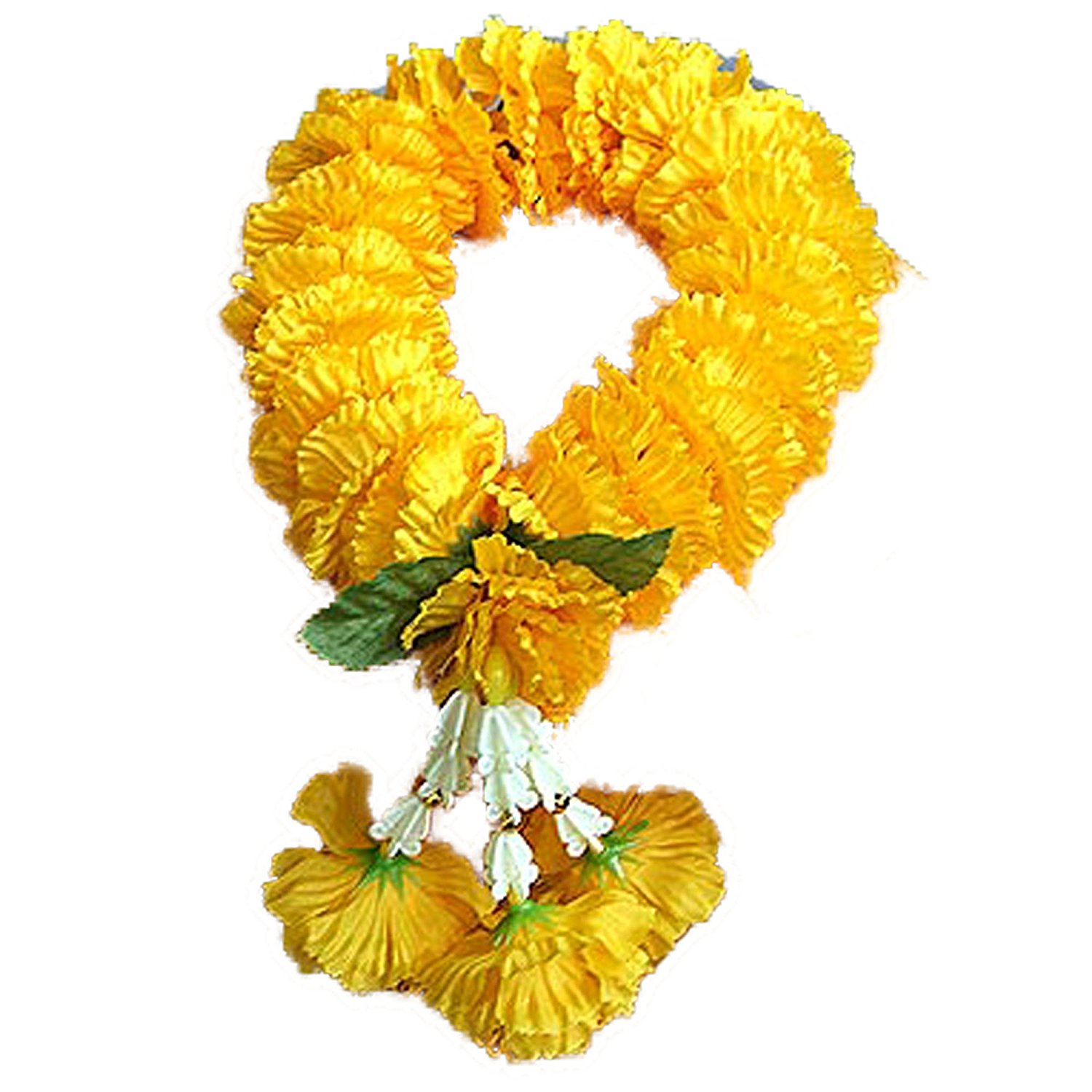 Amazon.com: Thai Artificial Yellow Marigold Garland, Marigold ...