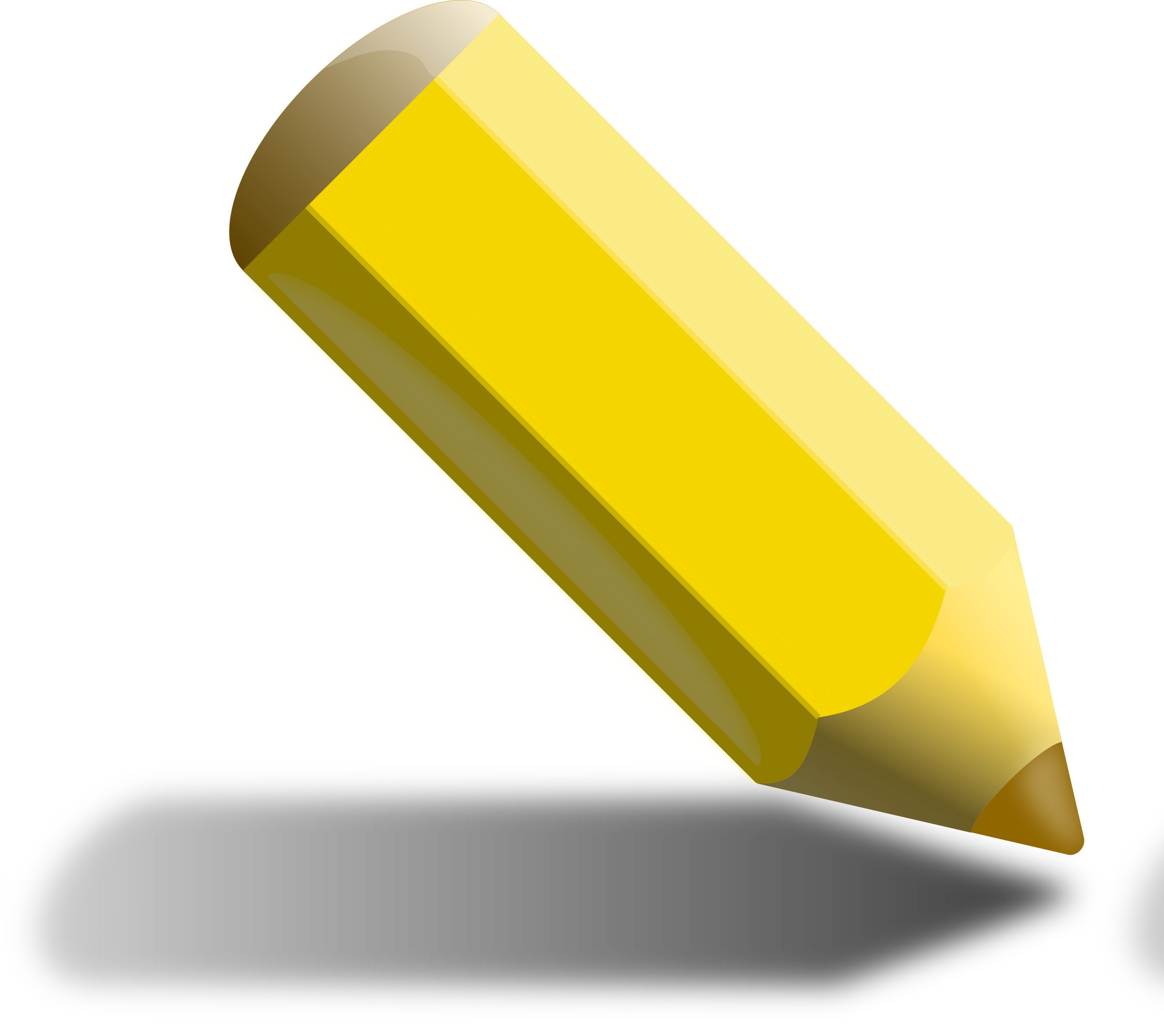 Yellow pencil photo