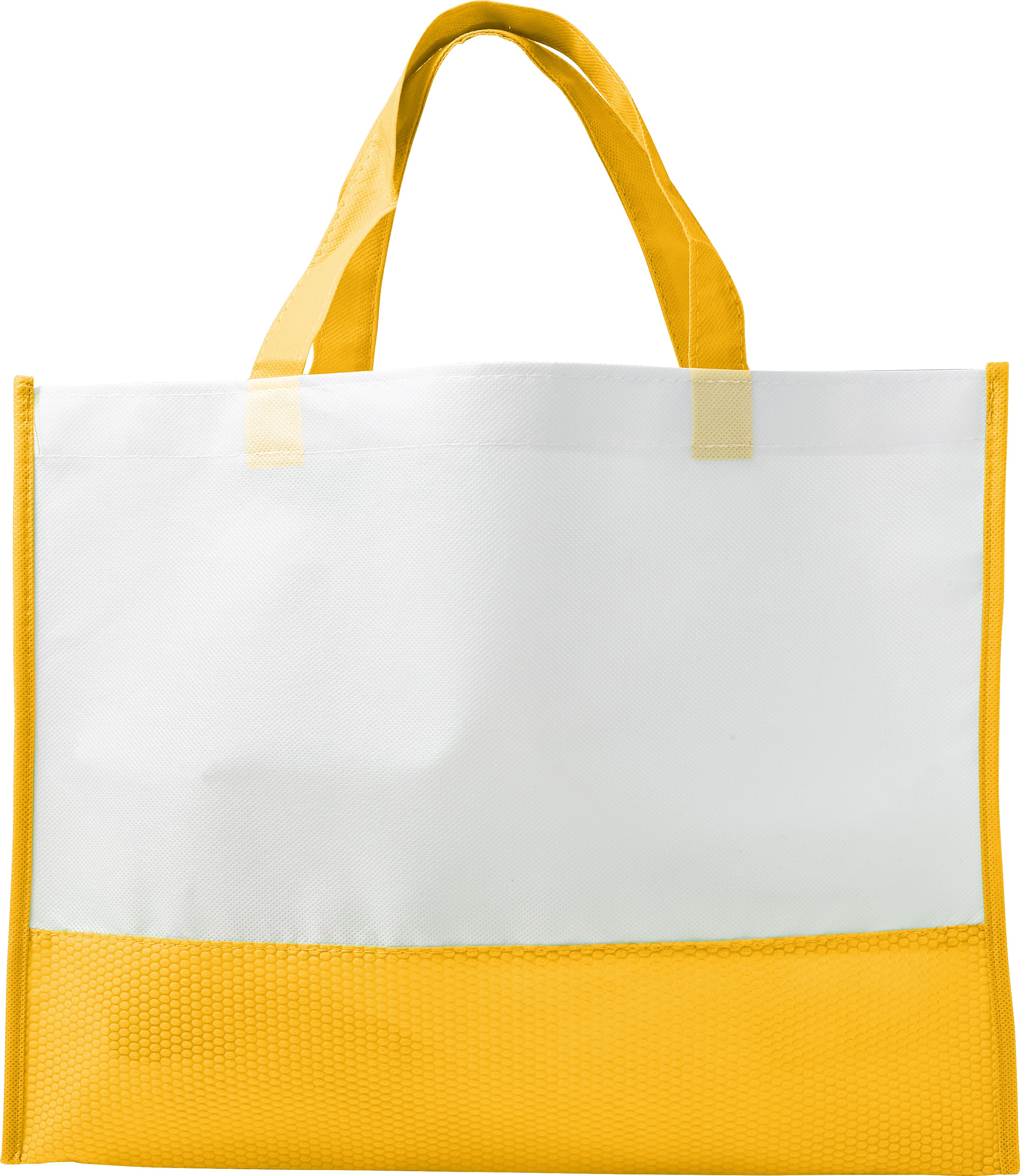 Nonwoven carry/shopping bag , Yellow (shoulderbBag) - Reklámajándék ...