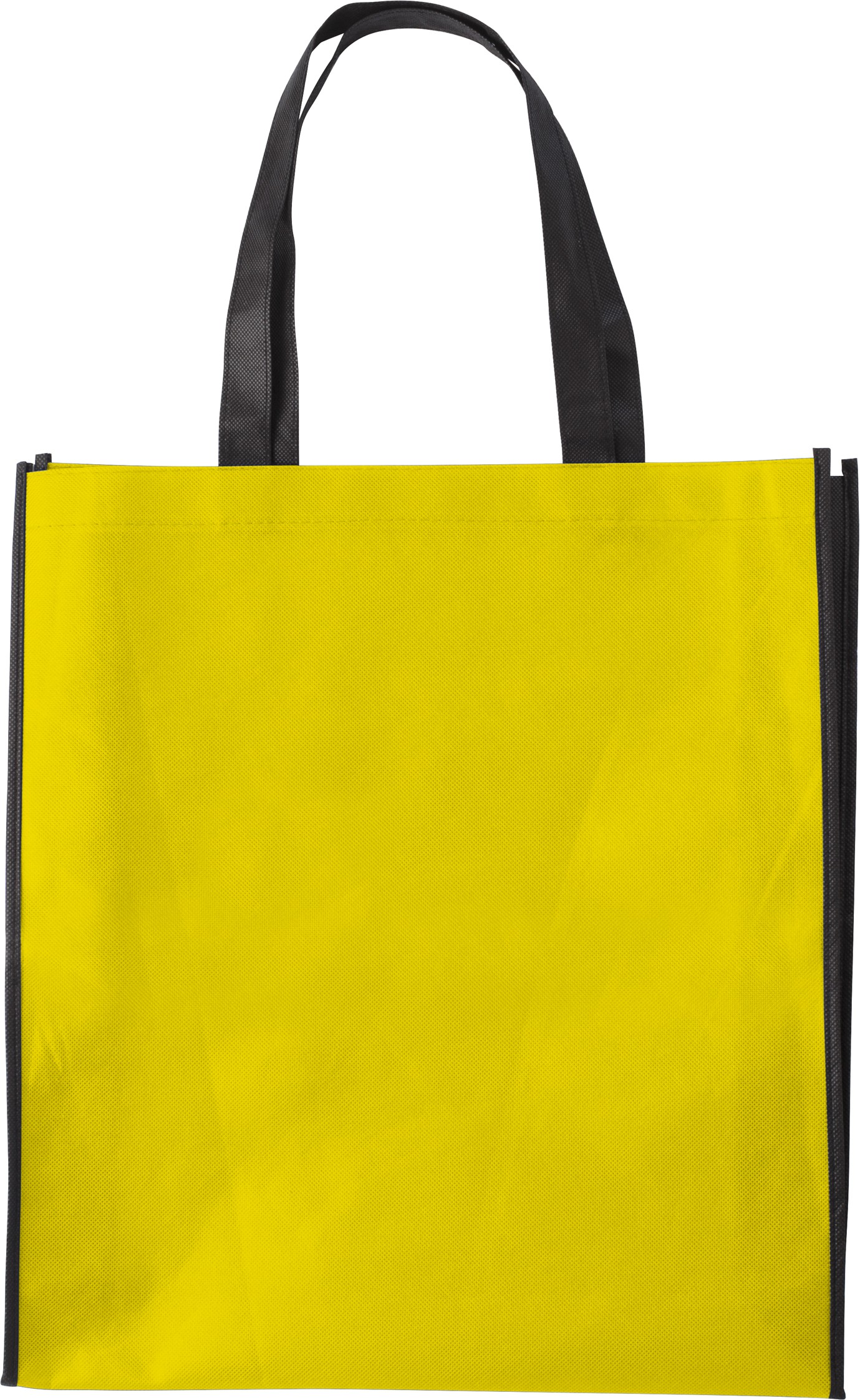 Nonwoven (80 gr/m2) shopping bag, Yellow (shoulderbBag ...