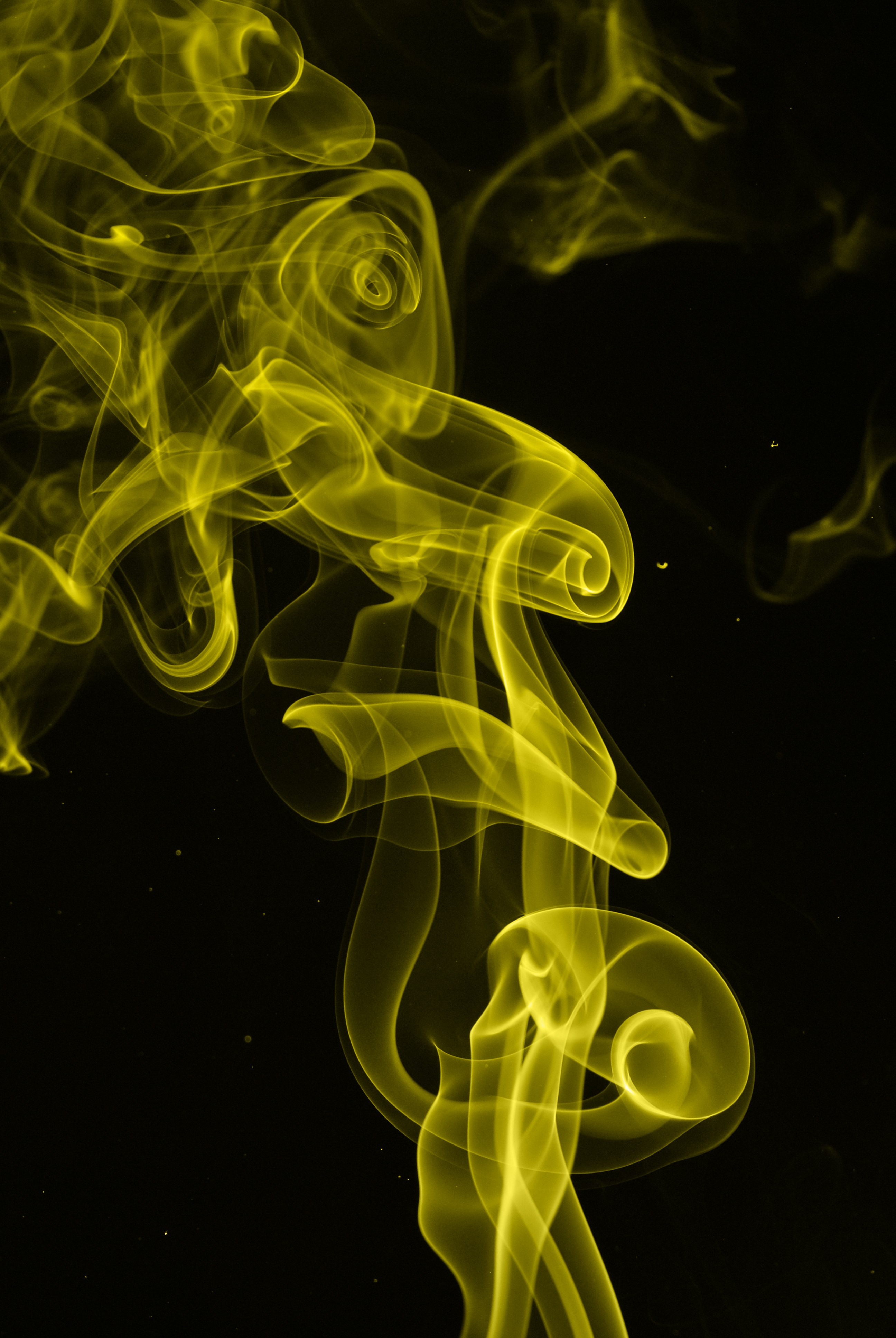 Yellow smoke photo