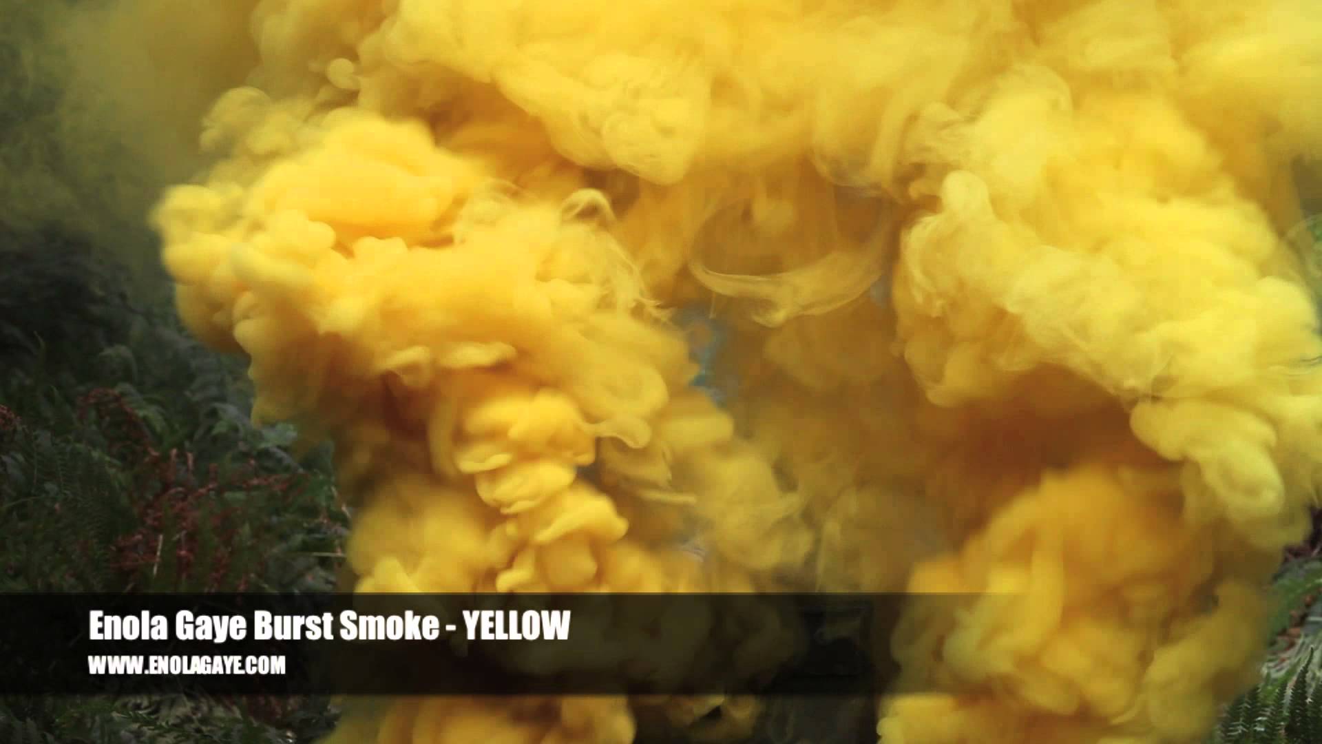 Enola Gaye Burst Smoke Grenade - YELLOW - YouTube
