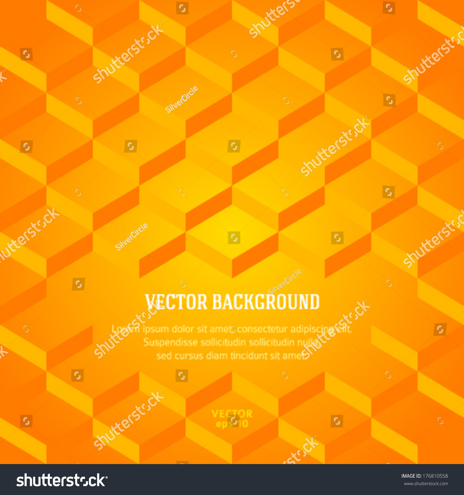 Orange Steps Success Abstract Business Cover Stock Vector HD ...