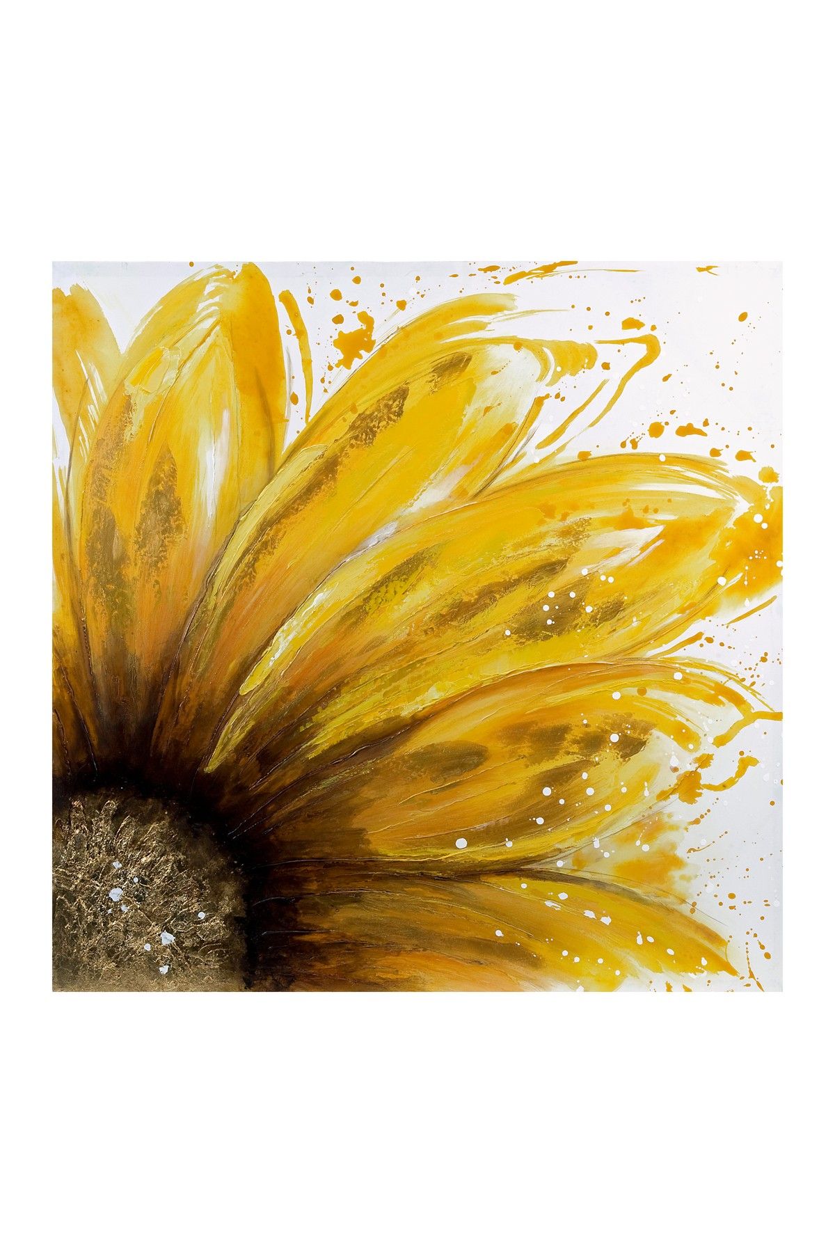 Yellow Daisy Oil Painting Canvas Wall Art on @HauteLook | art ...