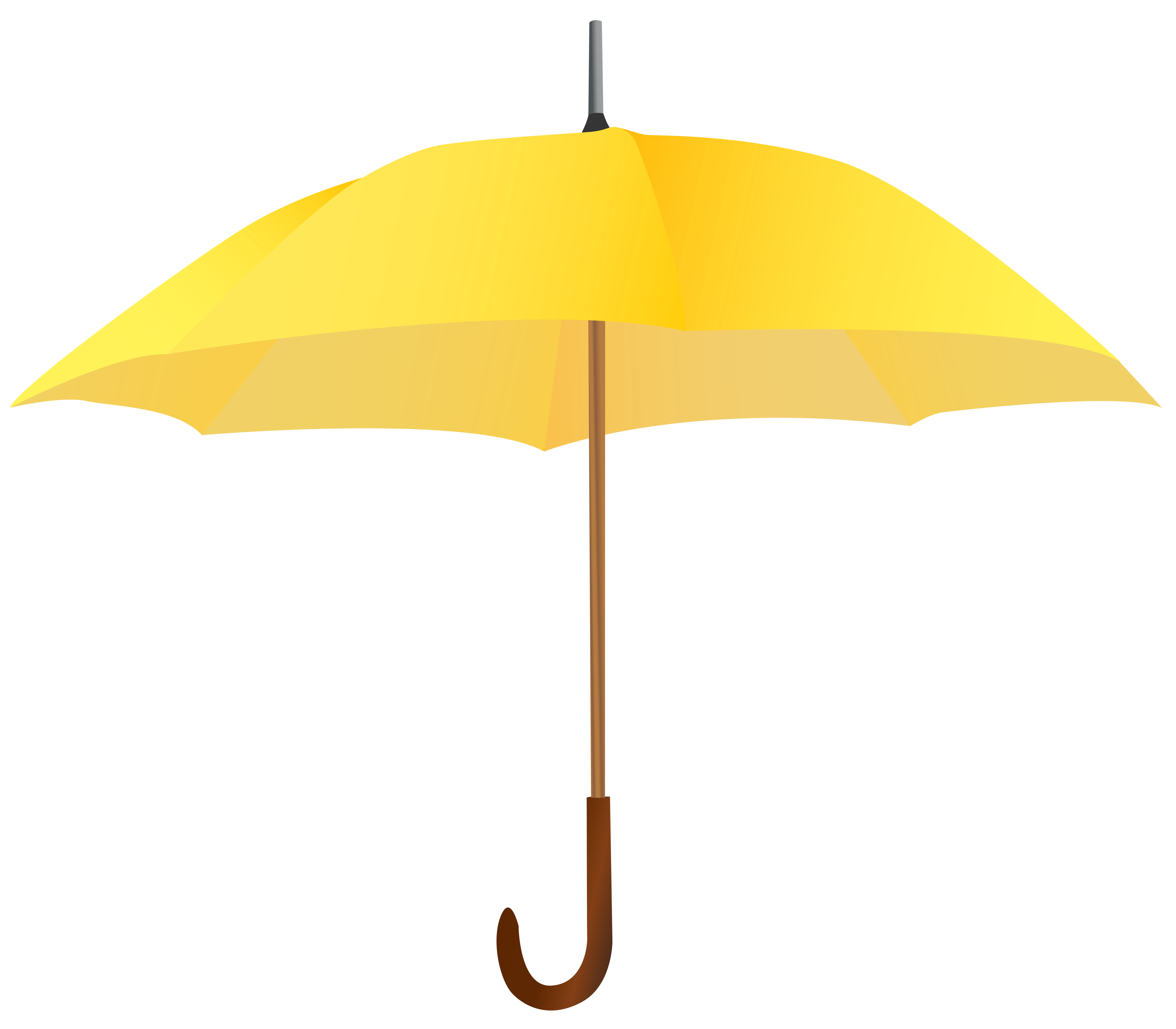 Yellow umbrella photo