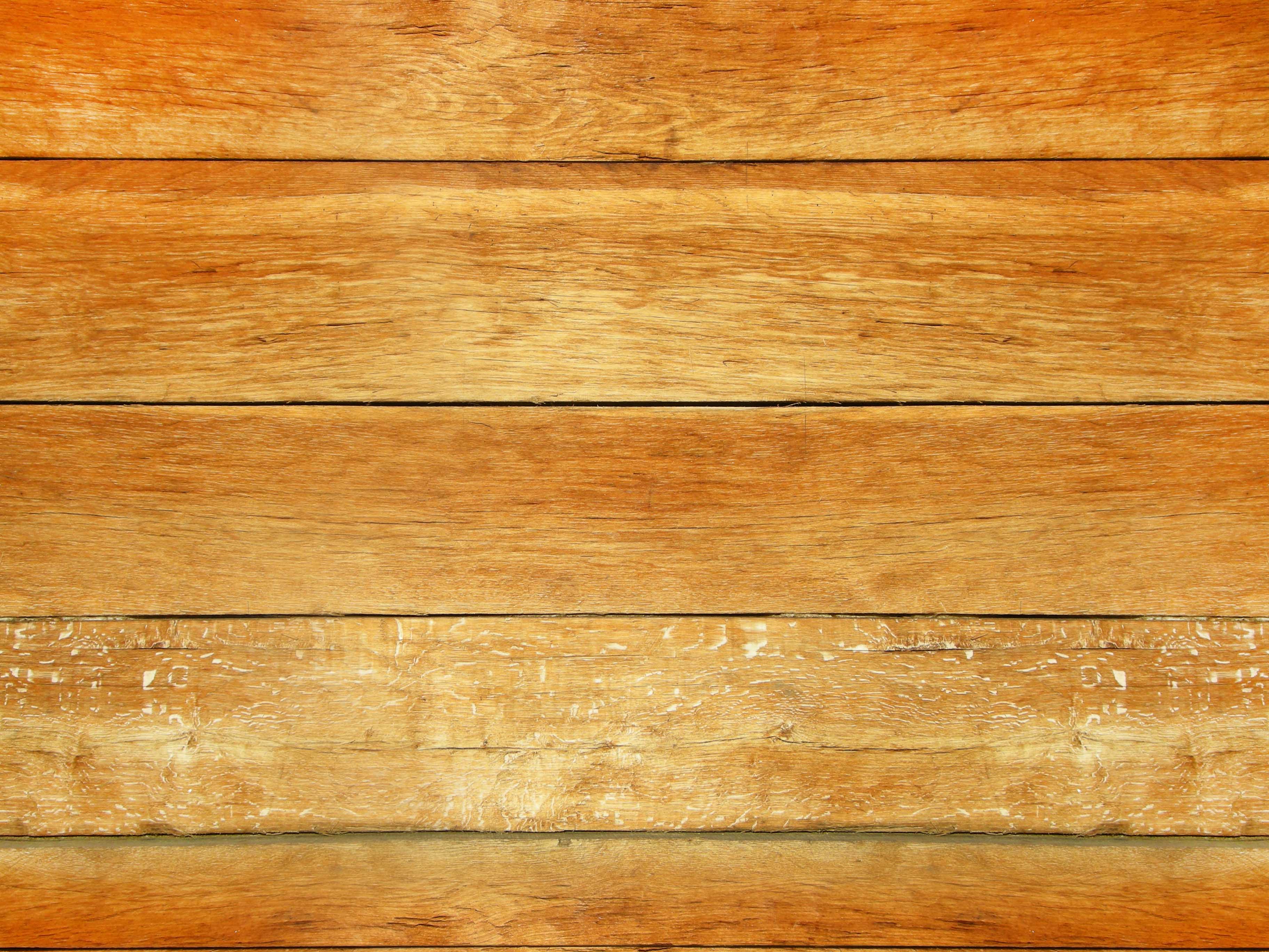 Striking Wood Planks On A Wall For