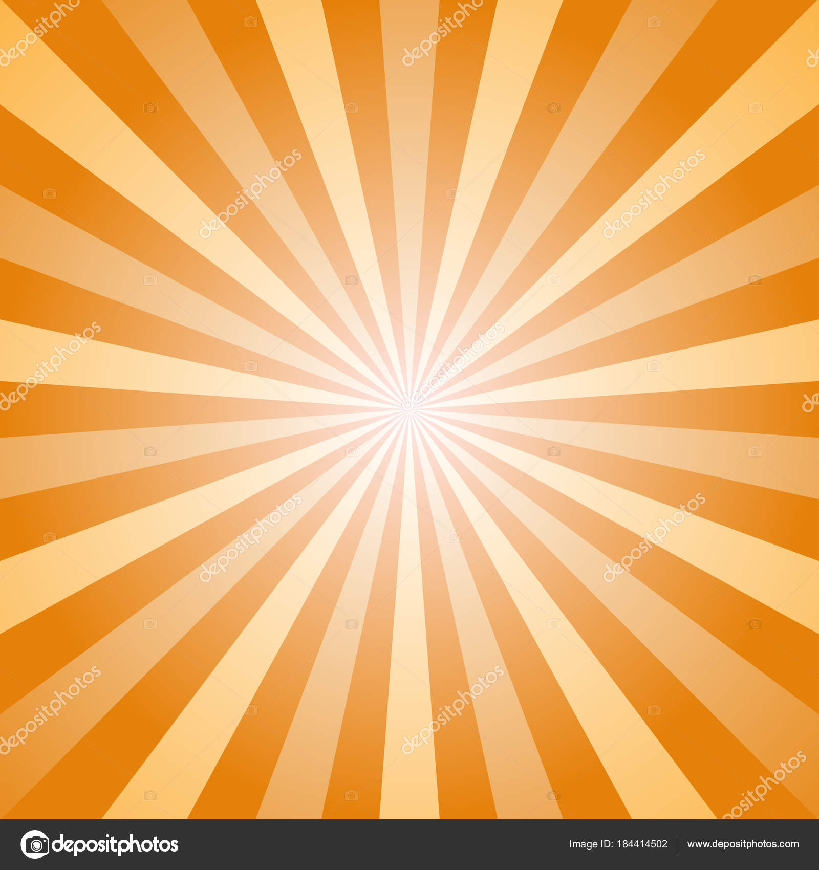 Sunlight abstract background. Orange and gold color burst background ...