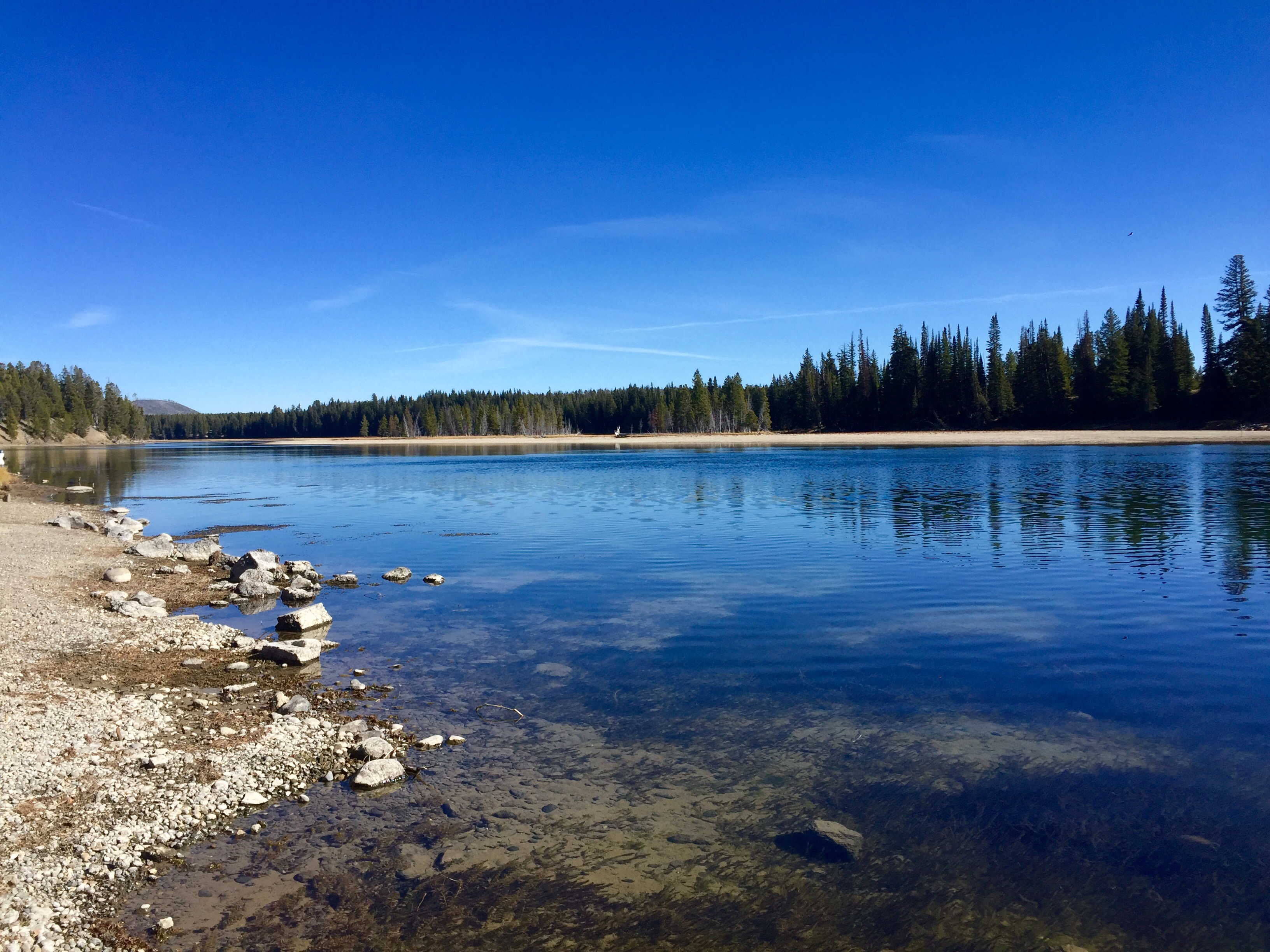 Our National Parks » Park visitors enjoy Yellowstone Lake