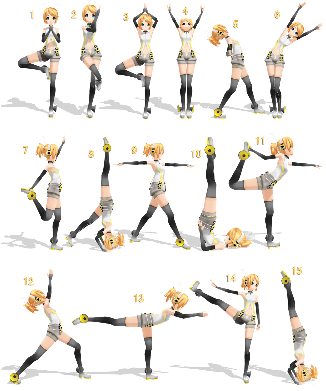 MMD Yoga Pose Pack - DL by Snorlaxin on DeviantArt. 