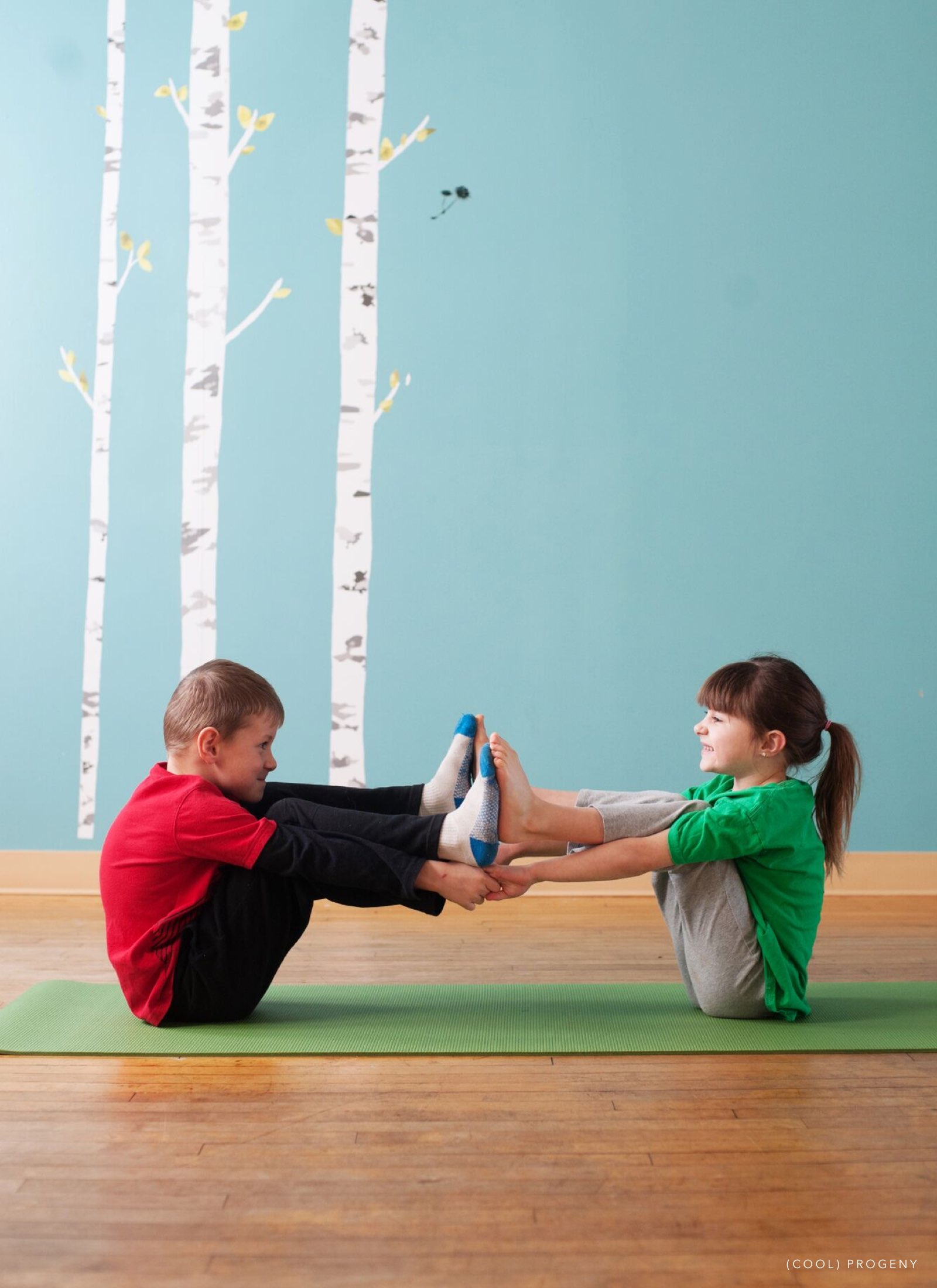family wellness: partner yoga poses for kids - (cool) progeny