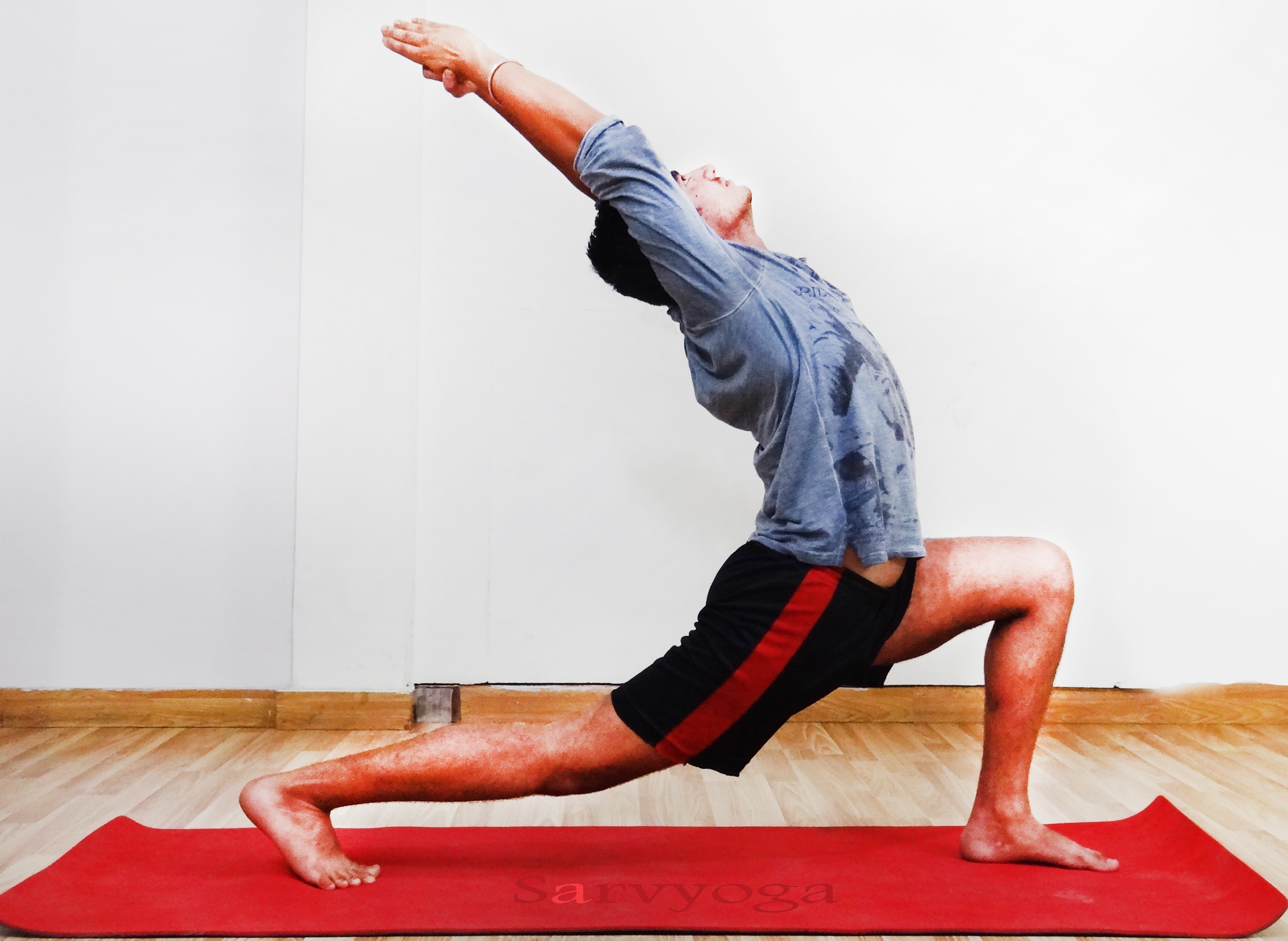 Virabhadrasana {Warrior yoga pose}-Steps And Benefits - Sarvyoga ...