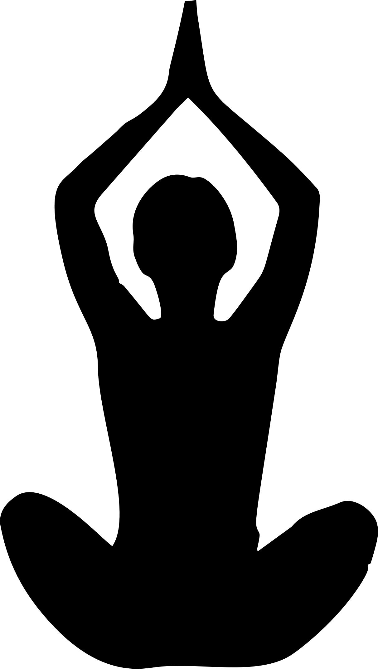 Female Yoga Pose Silhouette 16 Icons PNG - Free PNG and Icons Downloads