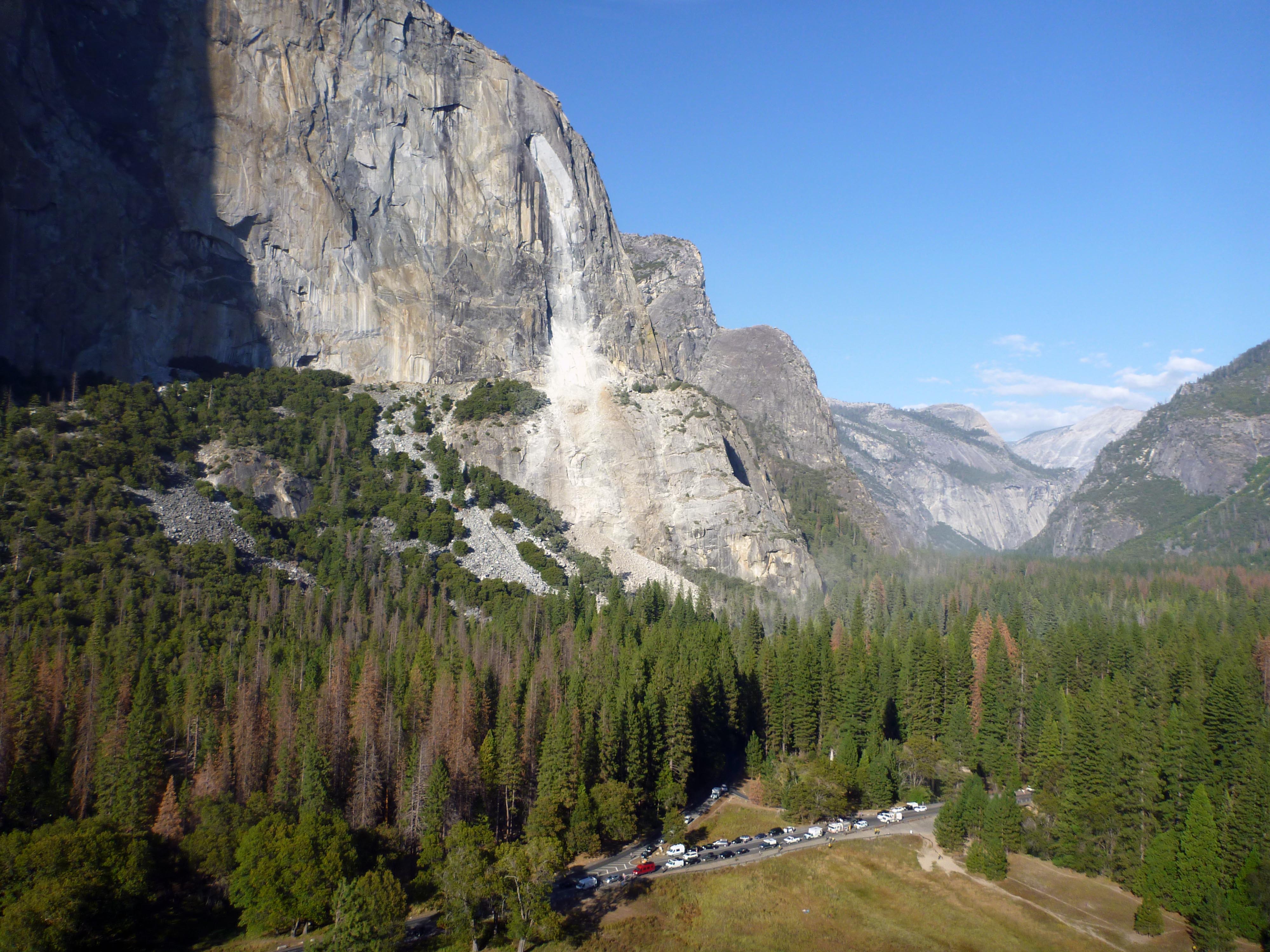 Another Rockfall in Yosemite National Park - Yosemite National Park ...