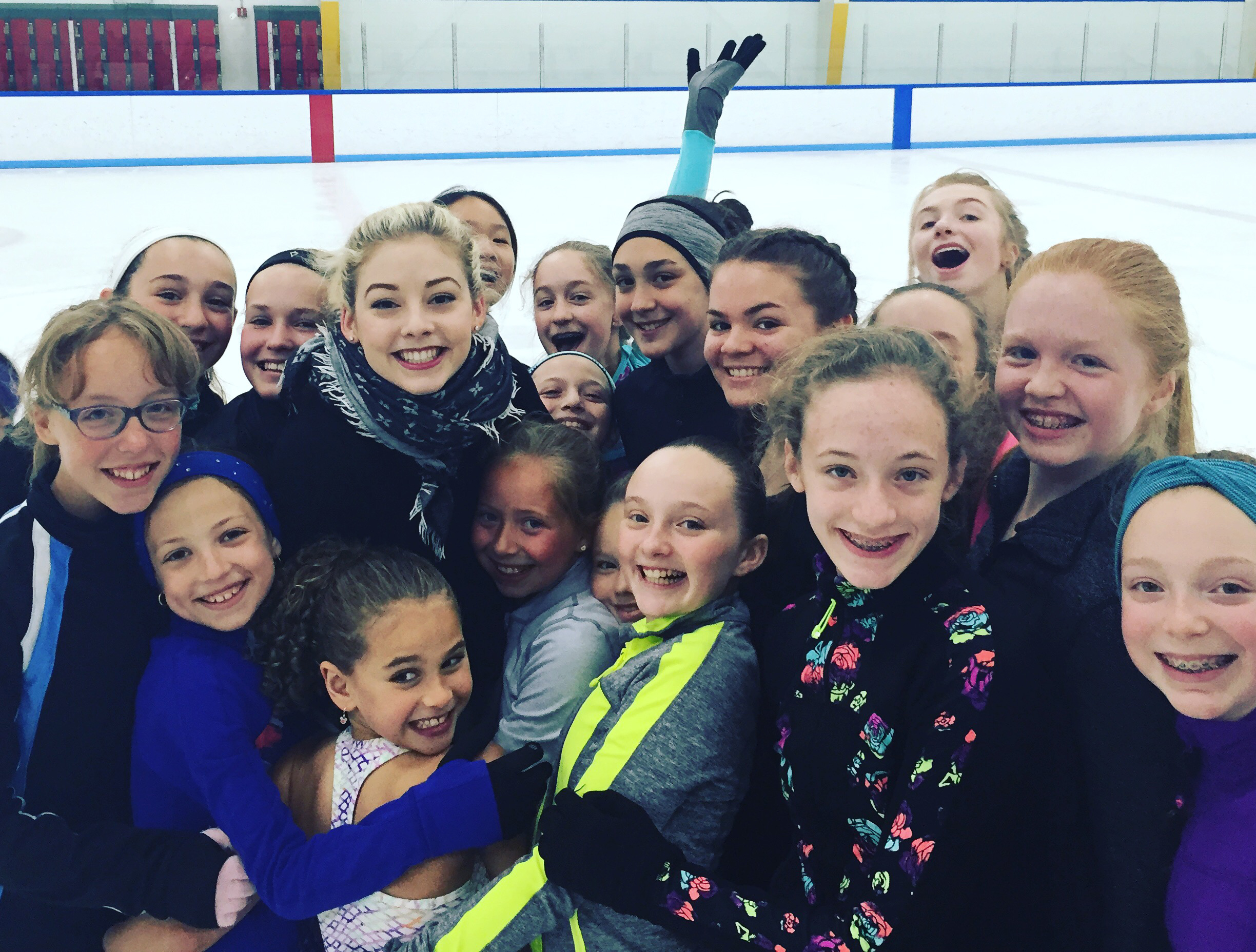 Gold strikes chord with young skaters during New York stopover ...