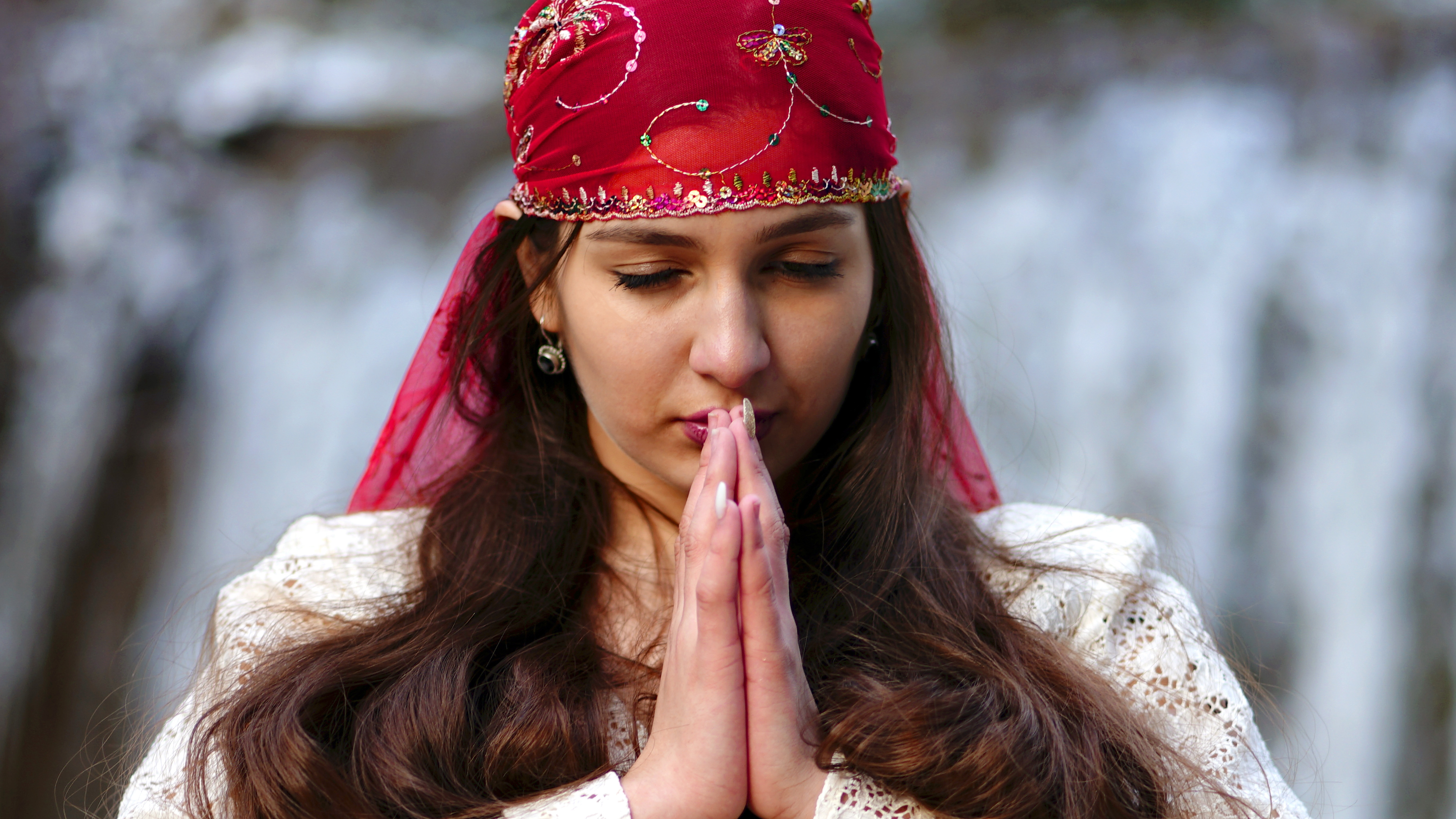 Young Woman Praying image - Free stock photo - Public Domain photo ...
