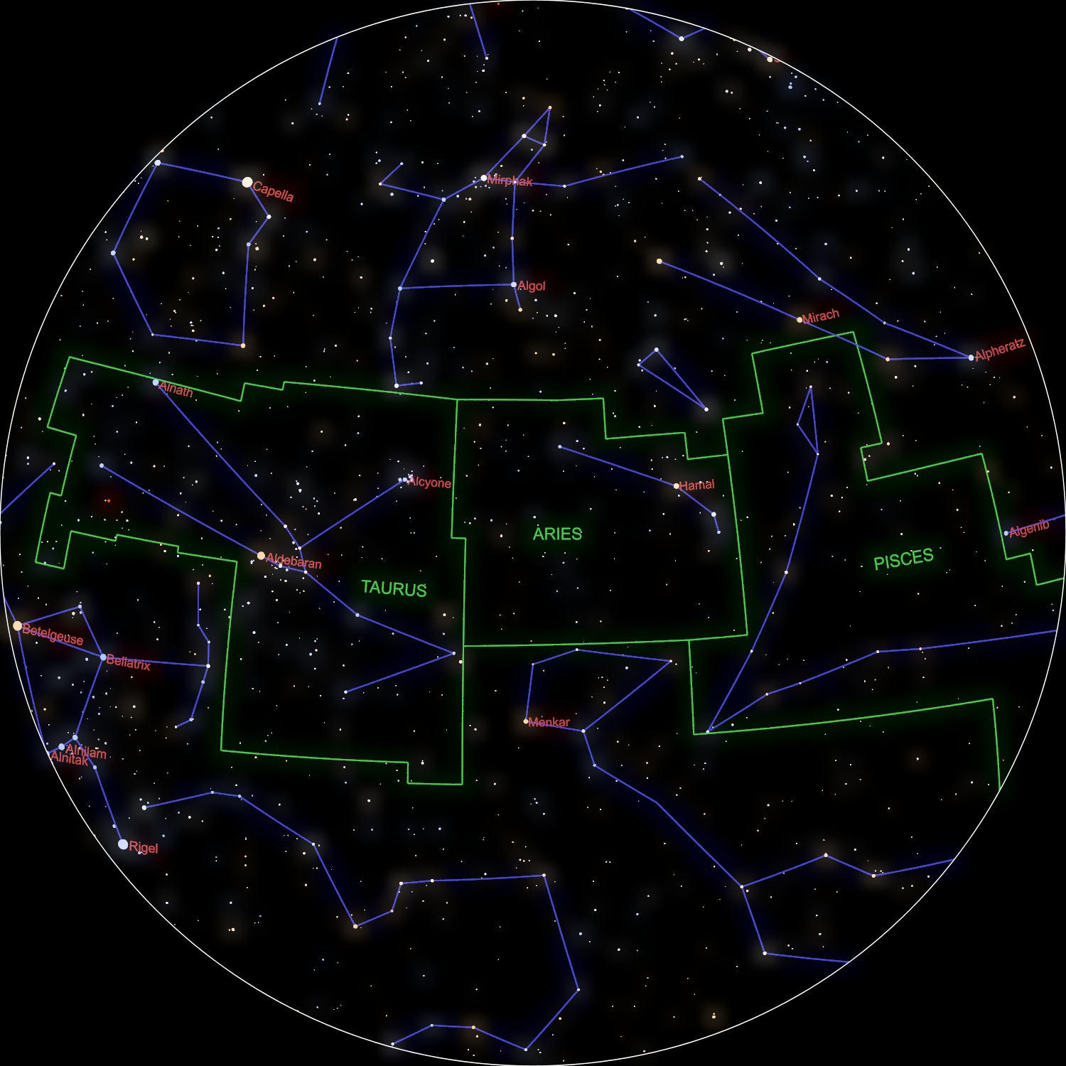 Zodiac, Constellation, Space, Star, Taurus, HQ Photo