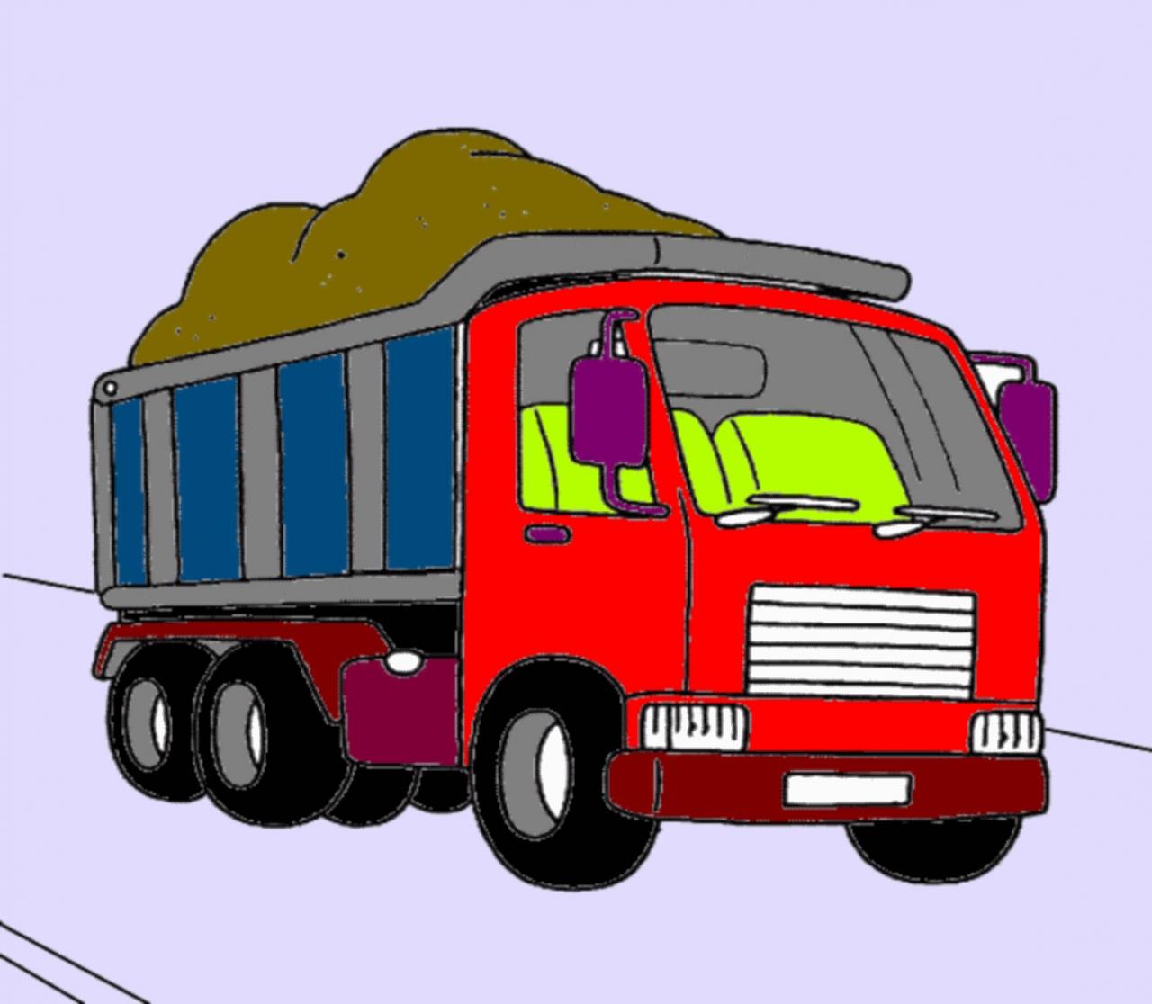 Free photo: Truck clipart  truck, load, industrial  NonCommercial  Free Download  Jooinn