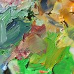 canvas paint smears abstract HD wallpaper