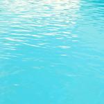 Blue water swimming pool, water texture motion background. 4k UHD ...