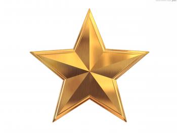 Gold star | PSDGraphics