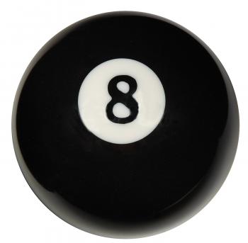 Amazon.com : 2-1/4" Eight-Ball Replacement Pool Ball : Billiard ...