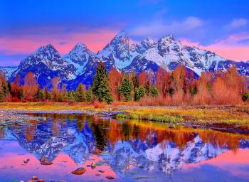 Mountains: Lovely Seasons Nature Autumn Lake Lakes Landscape ...