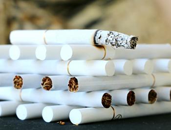 A bonfire of cigarettes