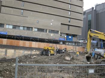 A Ryerson buiding being built on the site of the old Sam the Record Man -br.JPG