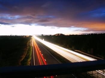 A19 on an early summers evening
