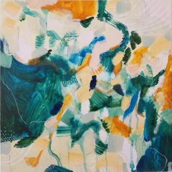 Dalileh Original Abstract Painting – Parima Creative Studio ...